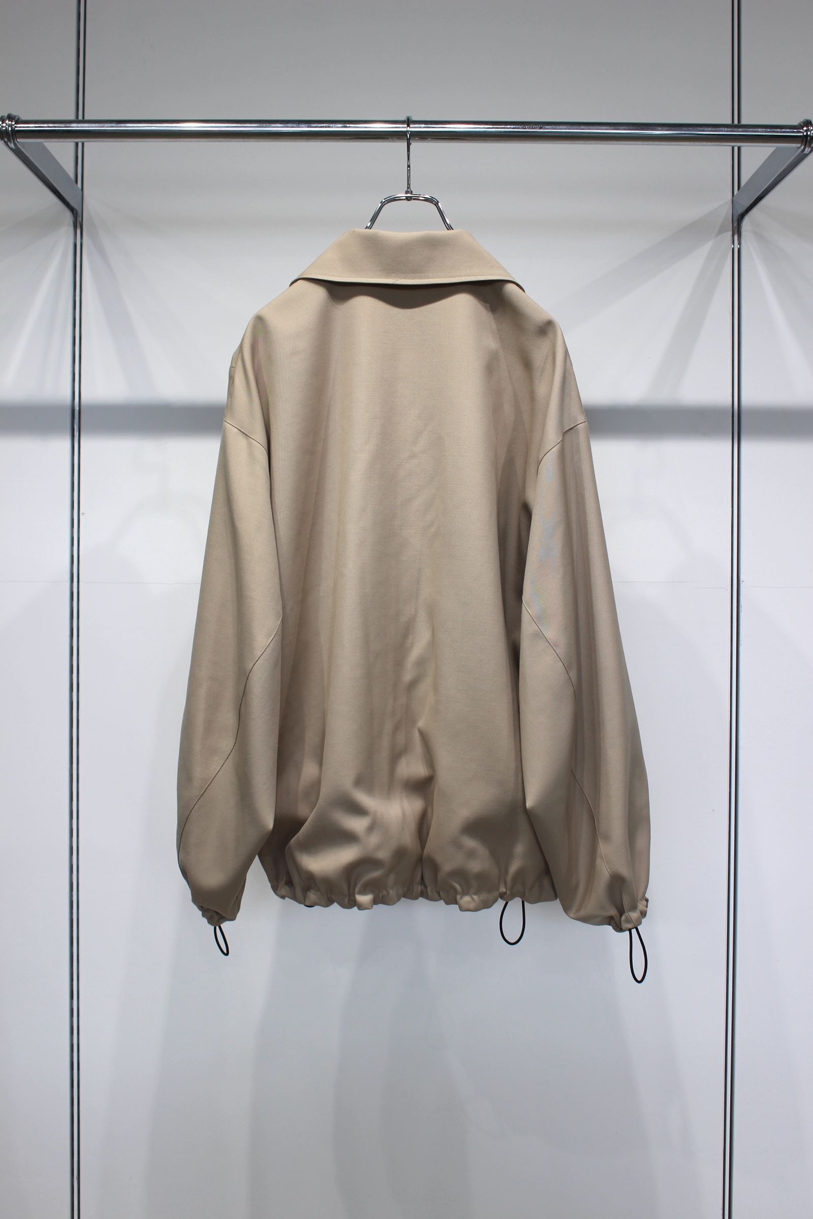 BISHU OLD WOOL GABARDINE Zip Blouson | BEIGE | アウター