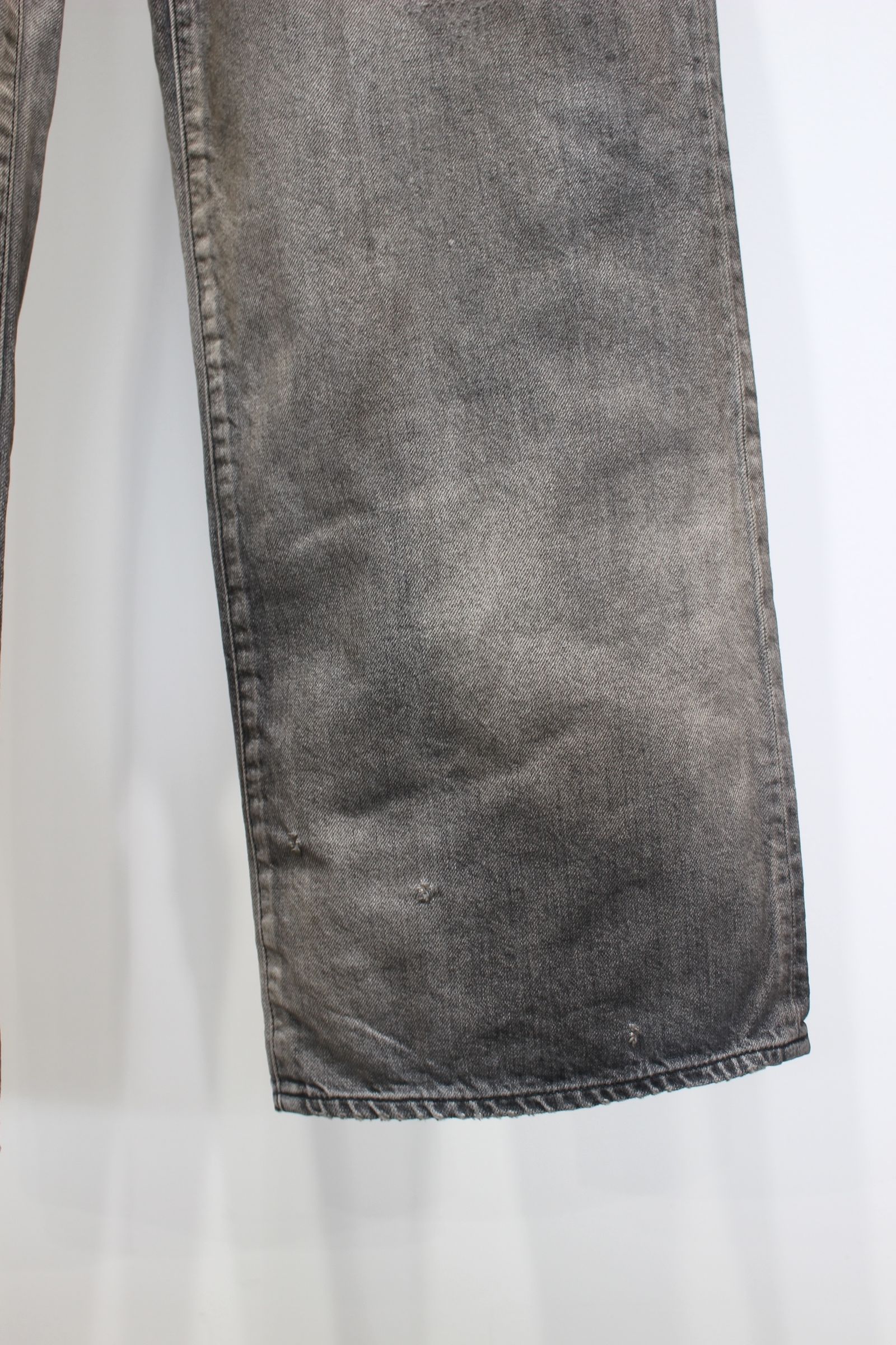SHOE-CUT DENIM PANTS | BLACK | デニムパンツ