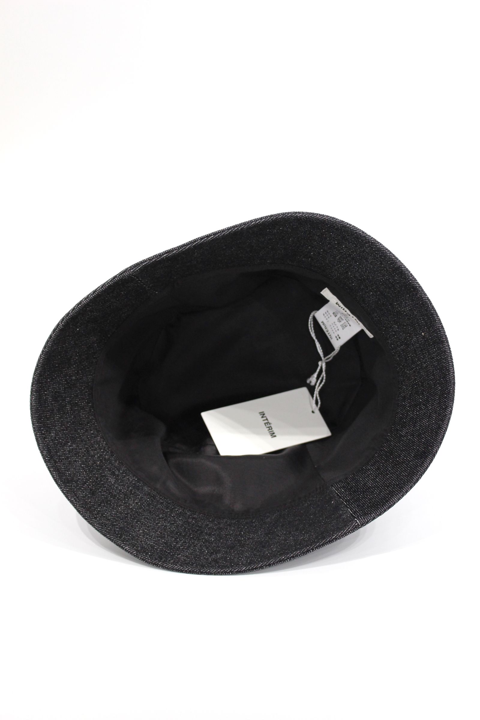 SHUTTLE DENIM BUCKET HAT/BLACK