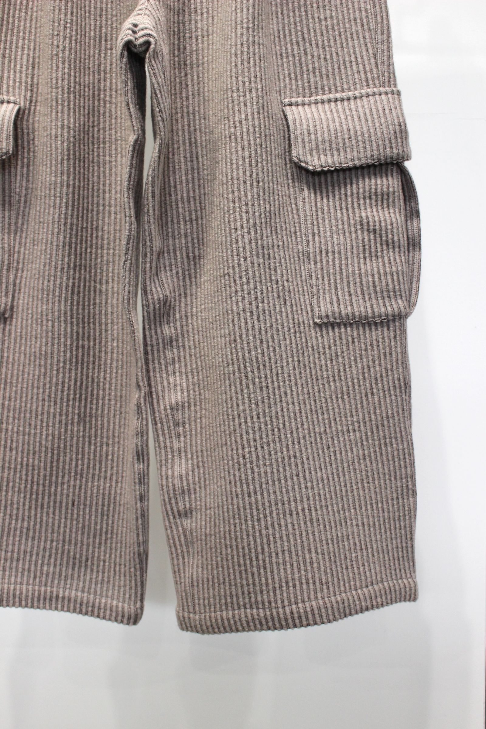 [ラスト1点] WOOL CORDUROY CARGO SLACKS | SAND | スラックス