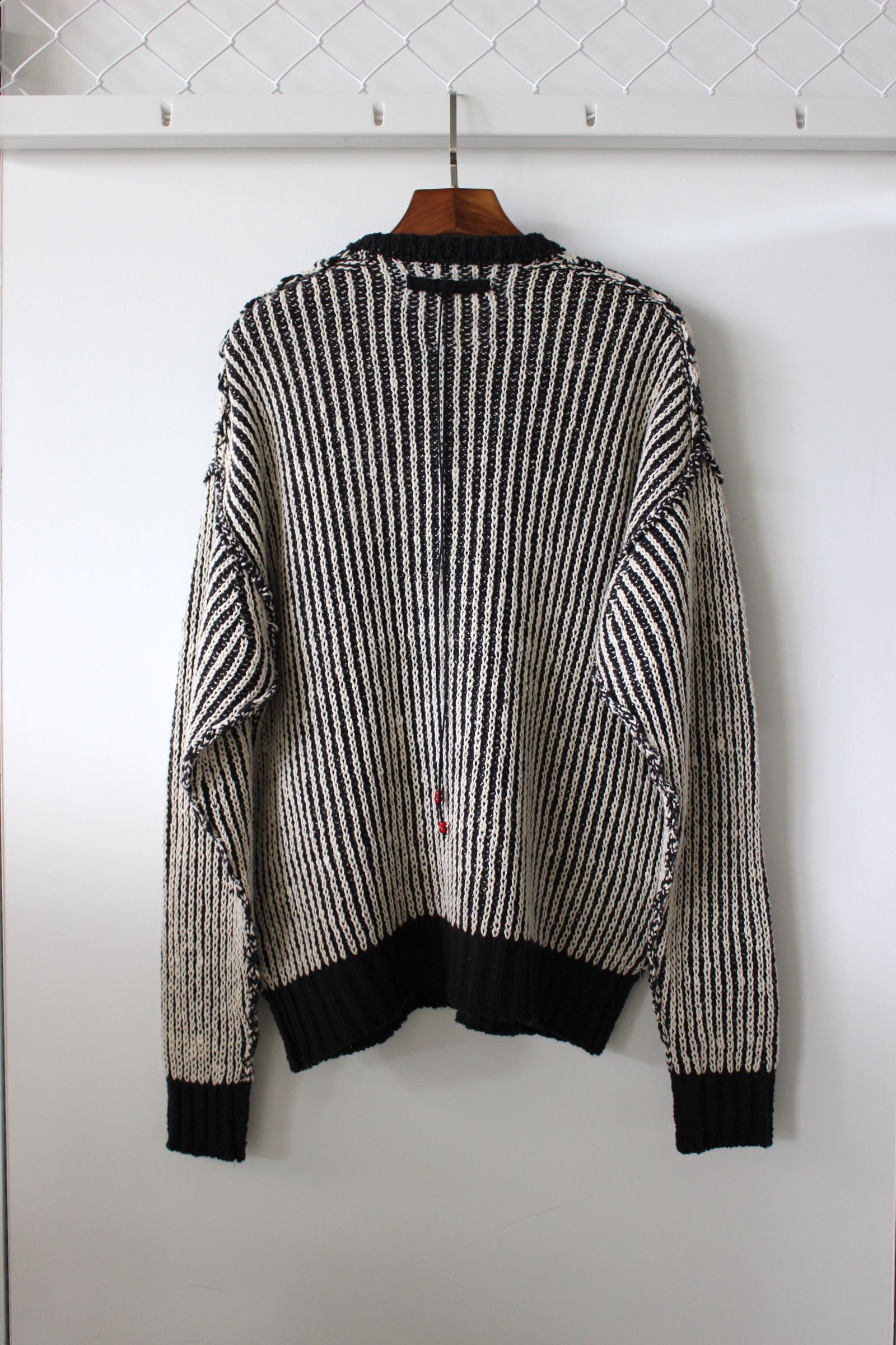 OVER CORD KNIT/BLACK