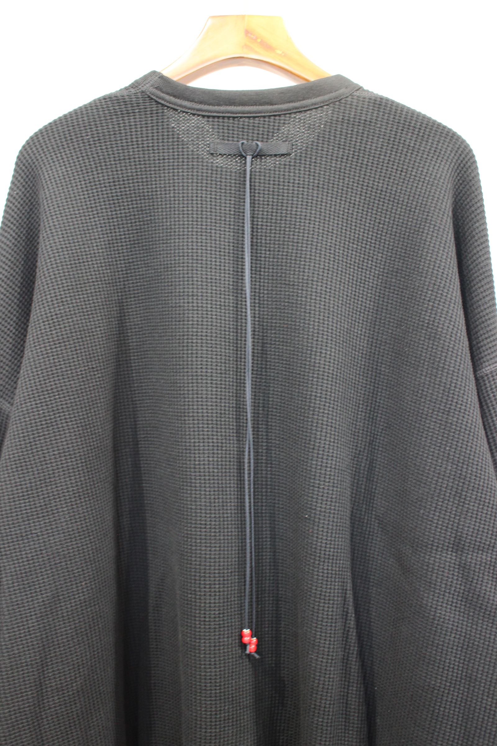 ANCELLM - WAFFLE OVERSIZE LS/BLACK | NapsNote