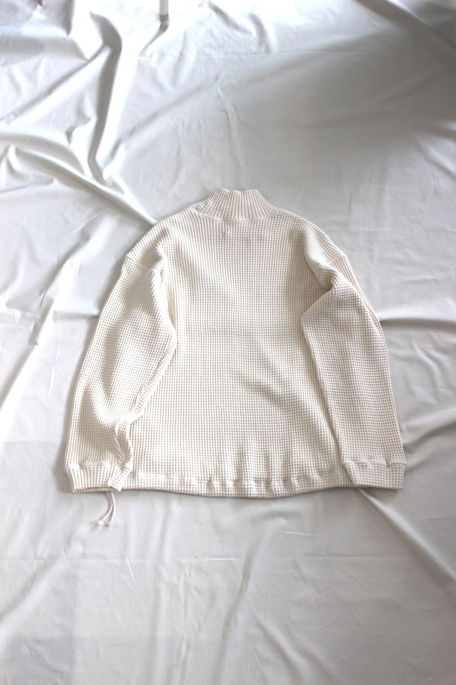 ALBERT MOC SWEATER | ECRU | ワッフルカットソー