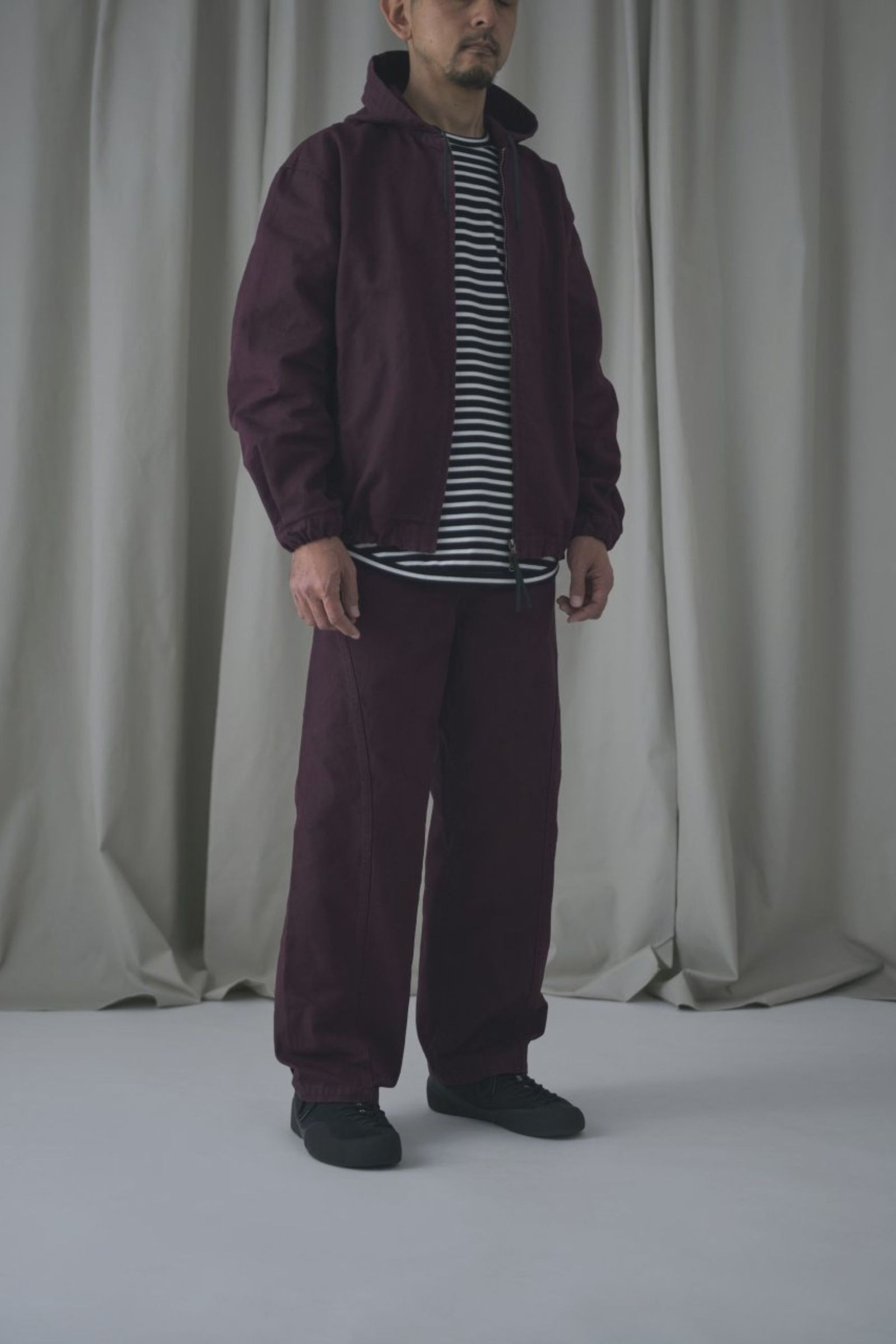 FAITHFUL HOOD JUMPER | WINE | ジップアップフーディー