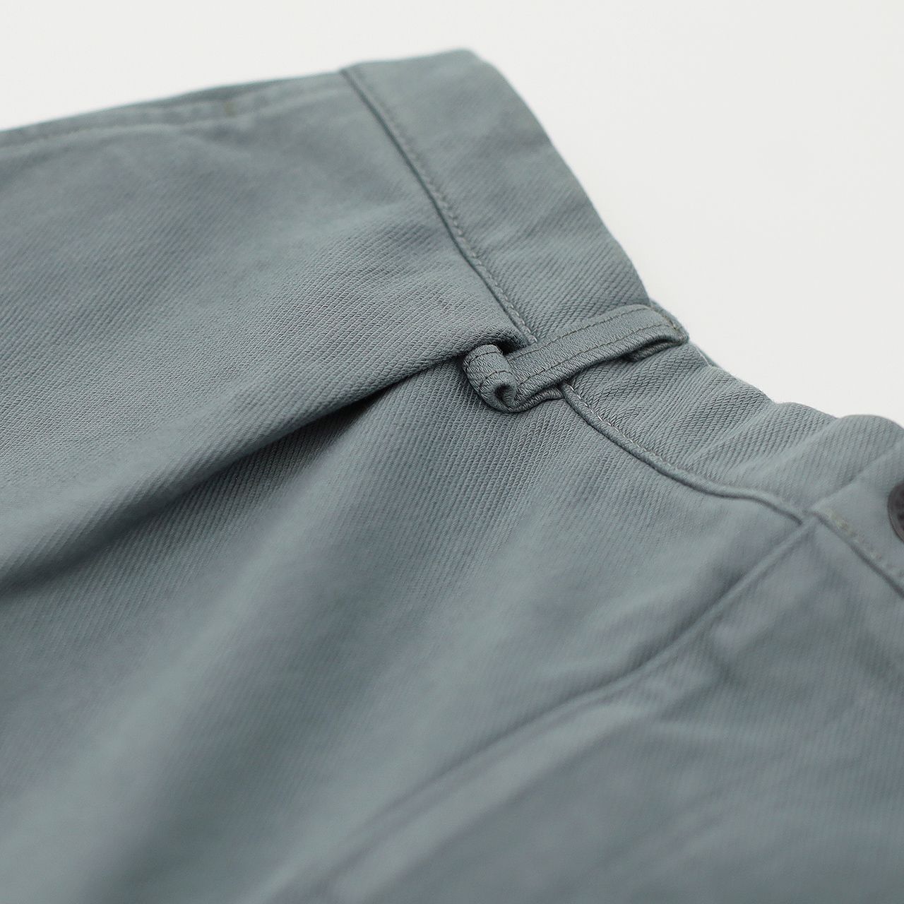 KNIT DENIM 1 TUCK EZ TAPERED SLACKS | STEEL GRAY | ニットデニム