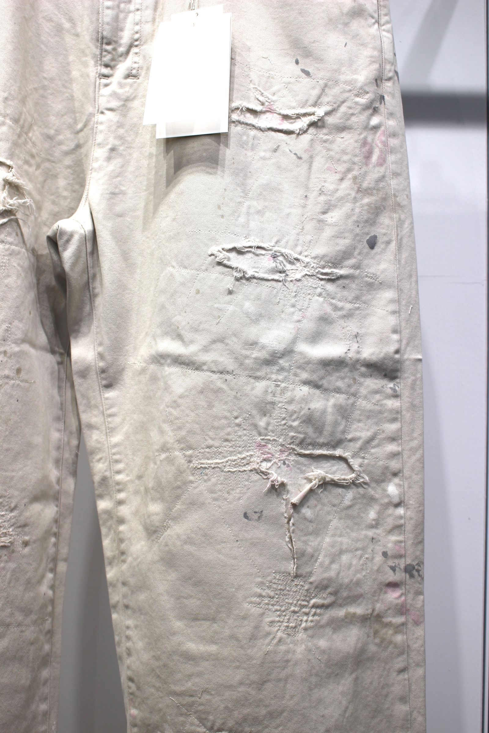 REMAKE WIDE CHINO TROUSERS | BEIGE | チノパン