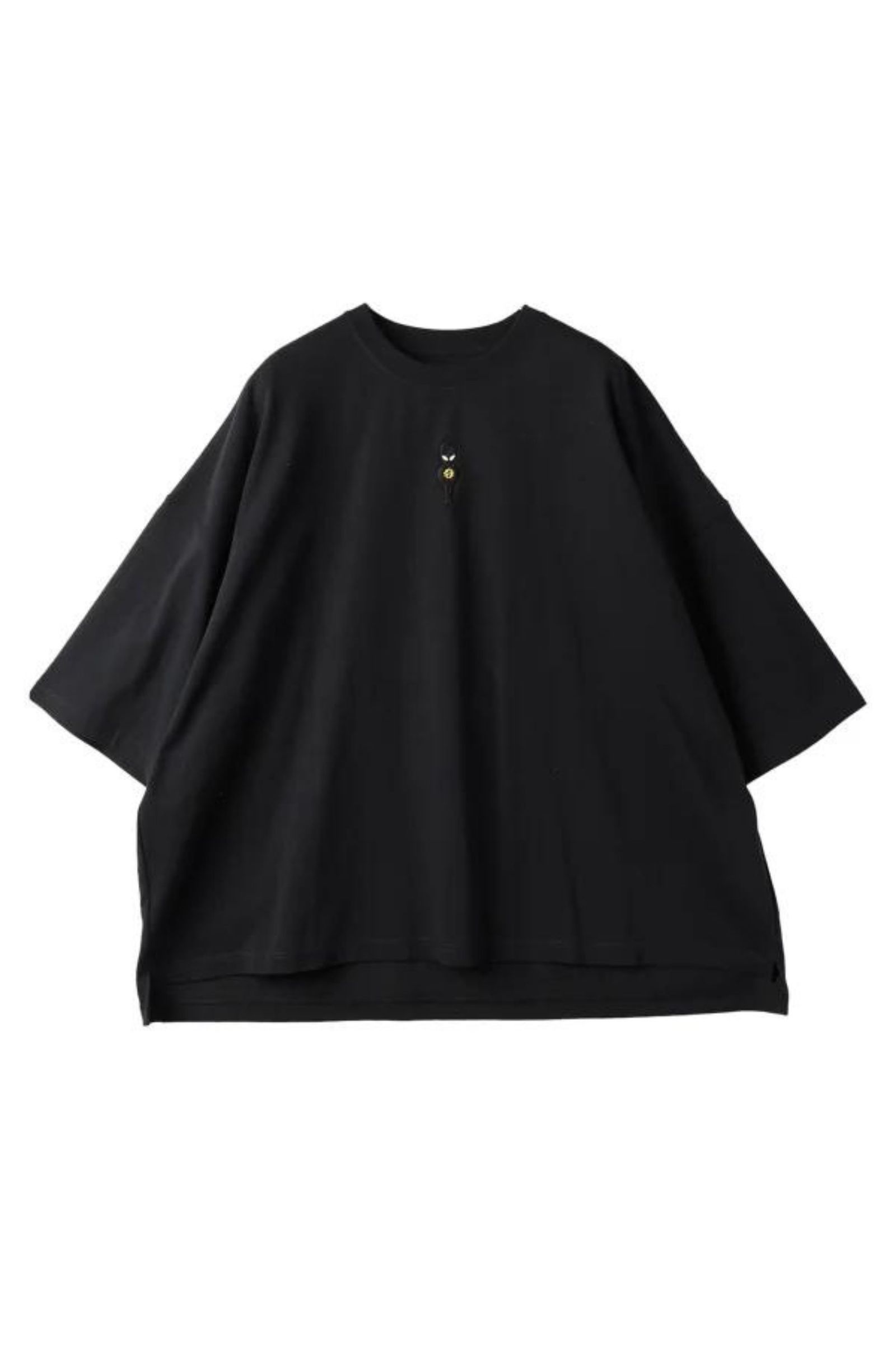 ALIEN OVER SIZE TEE/カットソー/ブラック