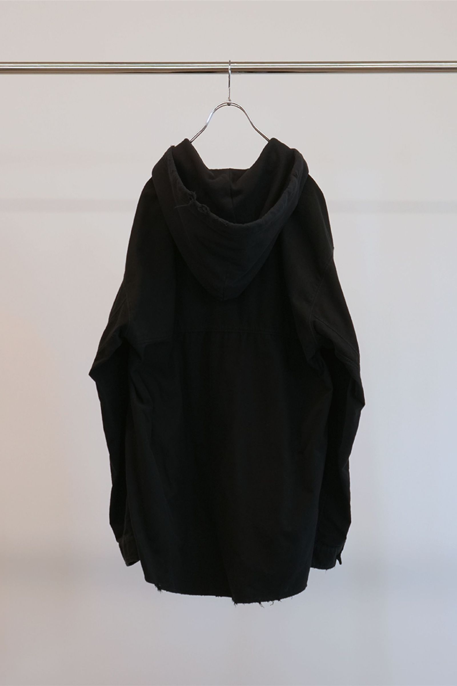 HOODIE SHIRT | BLACK | シャツ