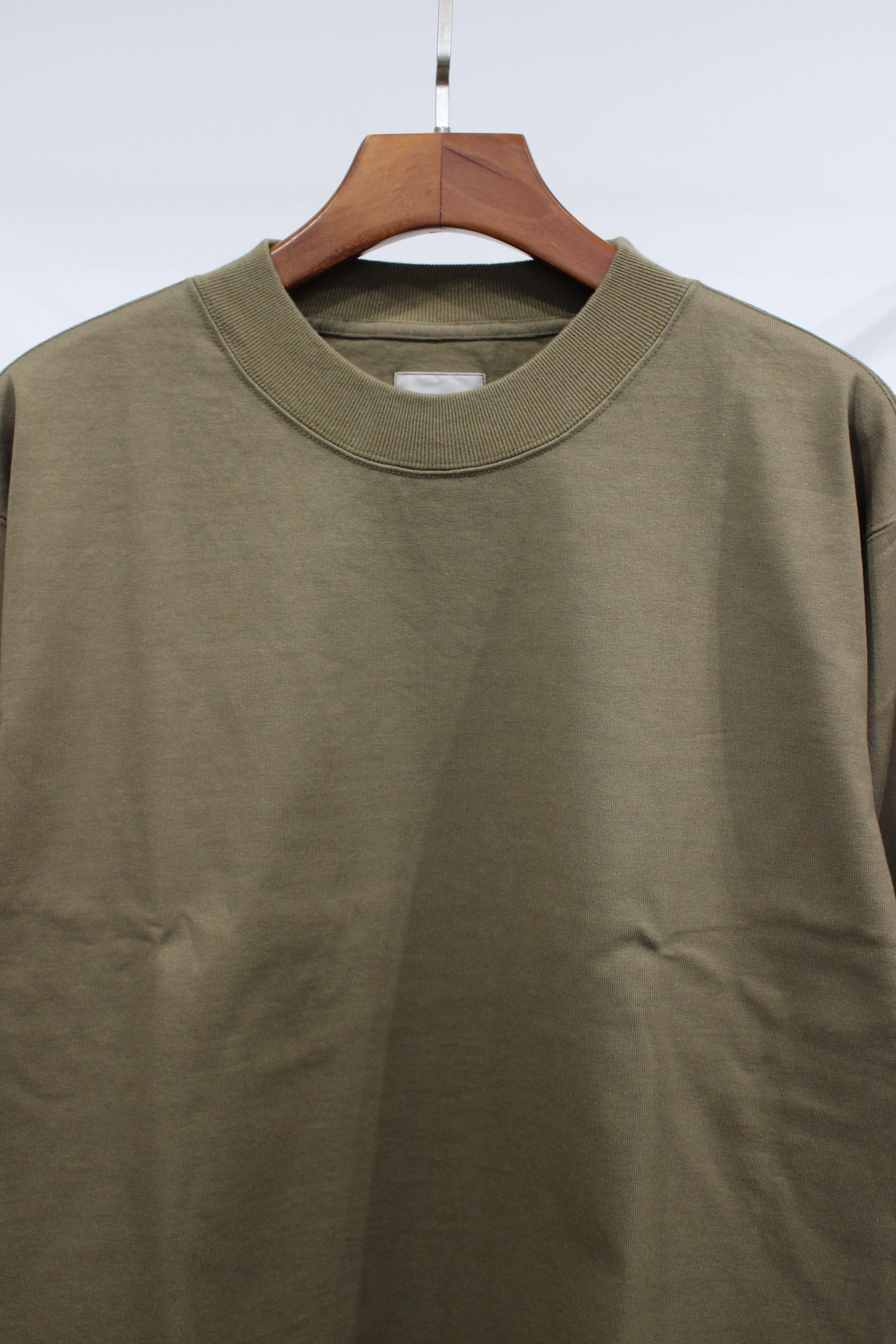 CURLY - [ラスト1点] HEAVY PLATING TEE L/S/KHAKI | NapsNote