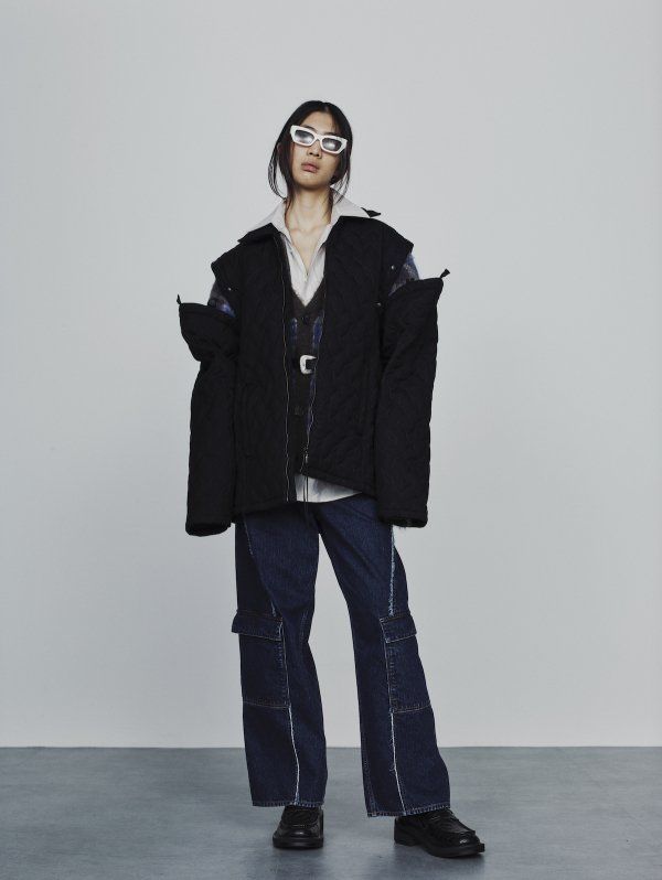 SWITCHING CARGO DENIM PANTS | INDIGO | デニム