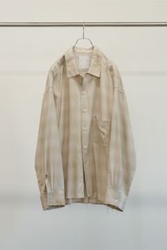 OMBRECHECK SHIRT | PINK | チェックシャツ
