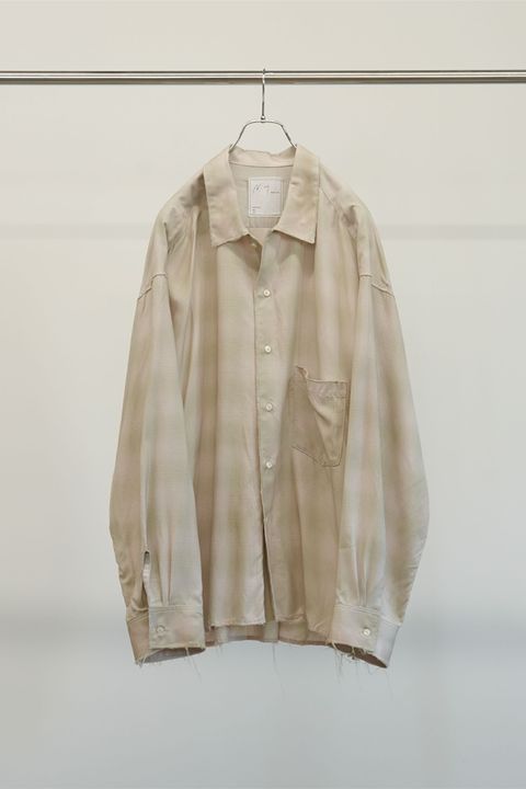 OMBRECHECK SHIRT | PINK | チェックシャツ