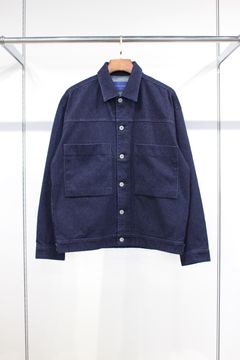 INDIGO TRUCKER JACKET -ONE WASHED-/WASHED INDIGO