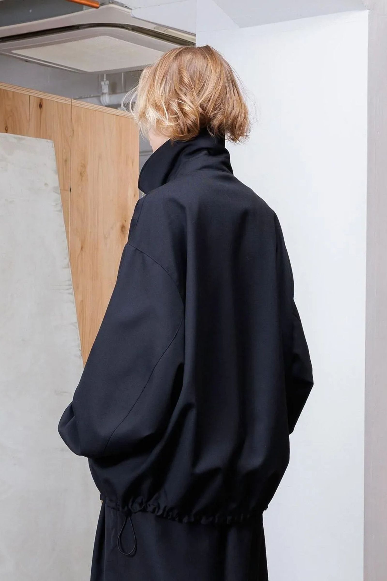 BISHU OLD WOOL GABARDINE Zip Blouson | BLACK | アウター
