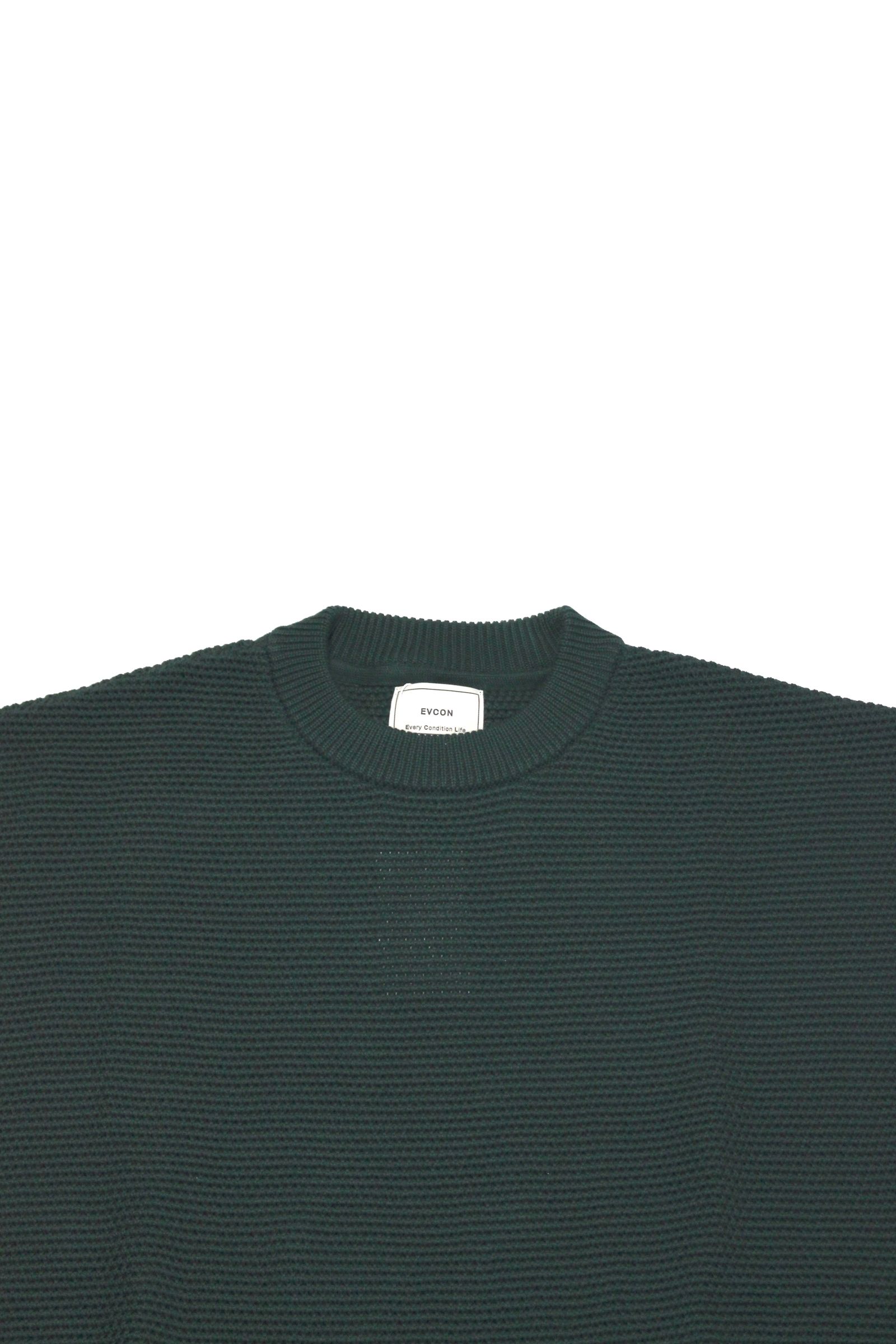 EVCON - COTTON KNIT CREW SWEATER/コットンニットクルーネック | NapsNote