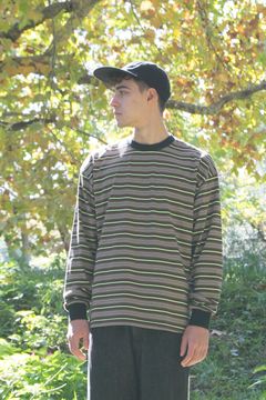 Border L/S tee/ボーダーカットソー