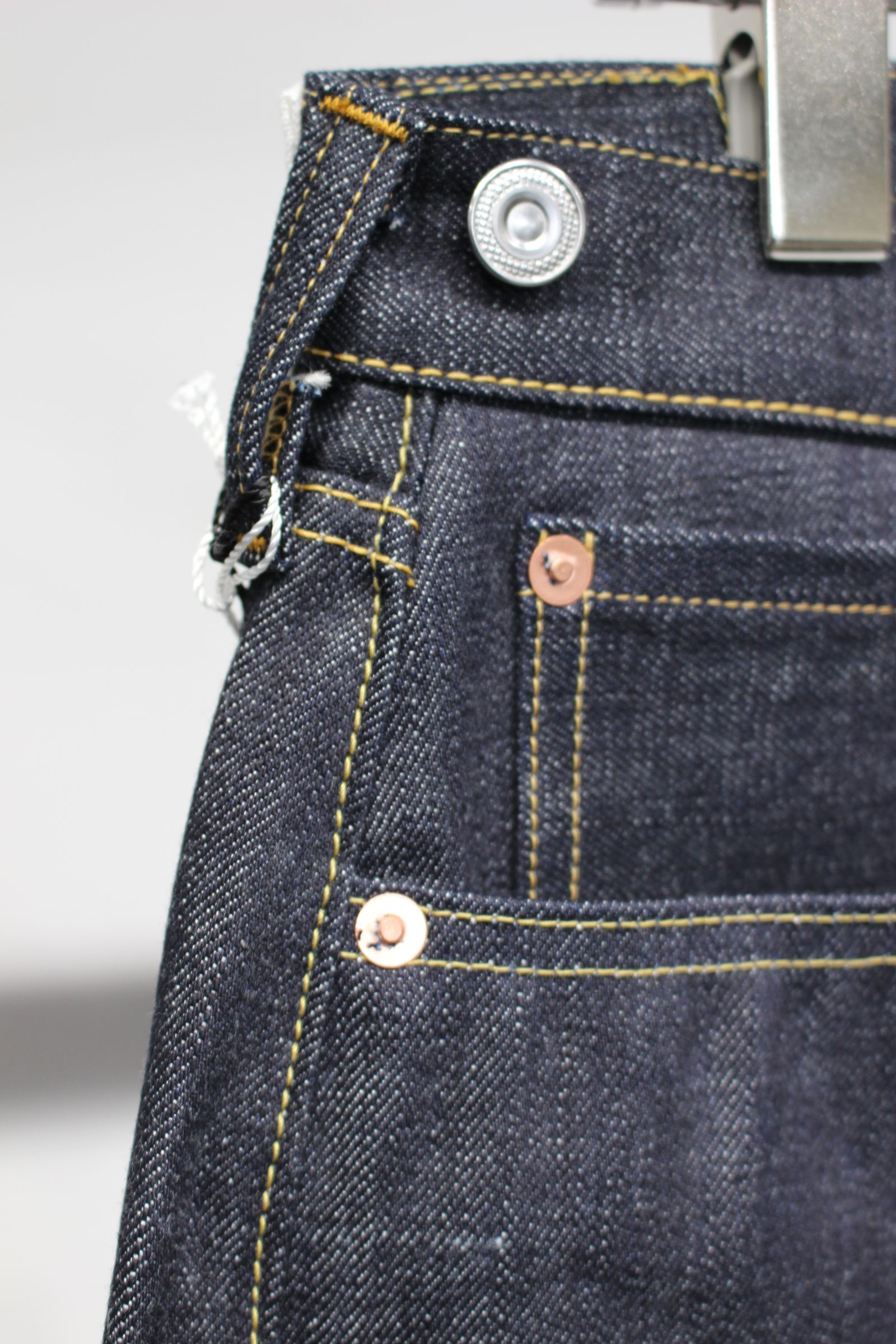 "RIGID"NATURAL INDIGO SHUTTLE DENIM SINGLE NEEDLE 201 No2 JEANS | NAVY | デニムパンツ