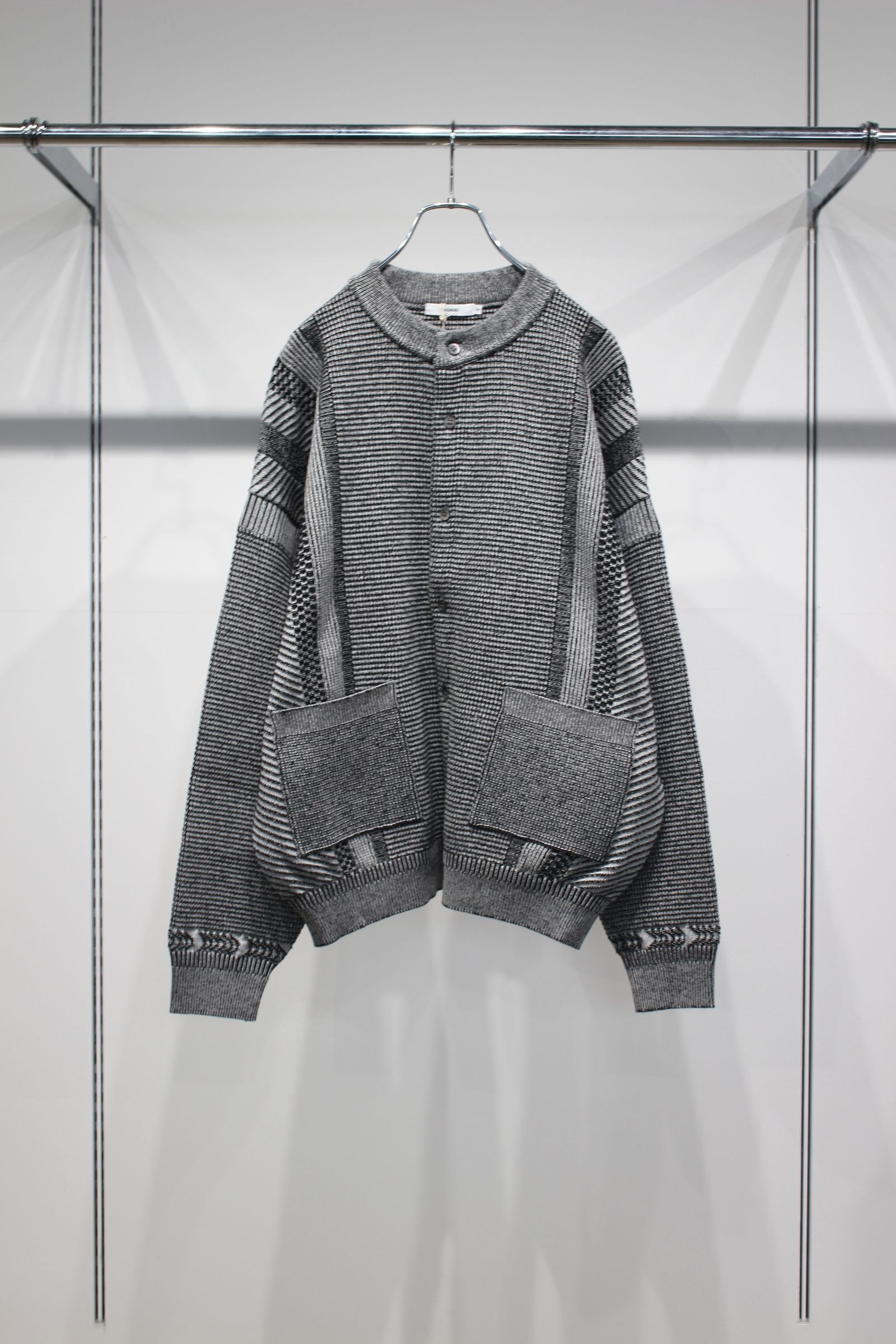 Shinryo Cardigan | MIX-GRAY | ニット