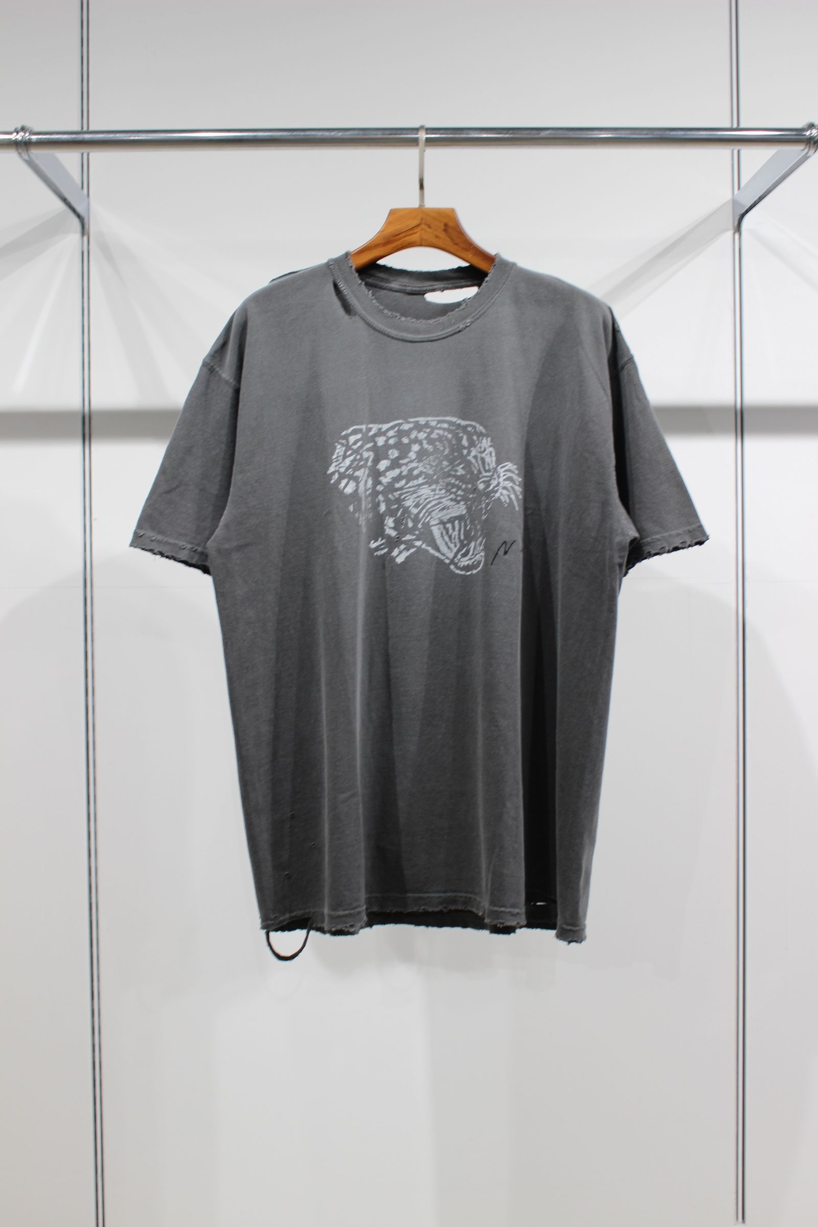 ANCELLM アンセルムAGING LEO T-SHIRT(BLACK) - Tシャツ/カットソー