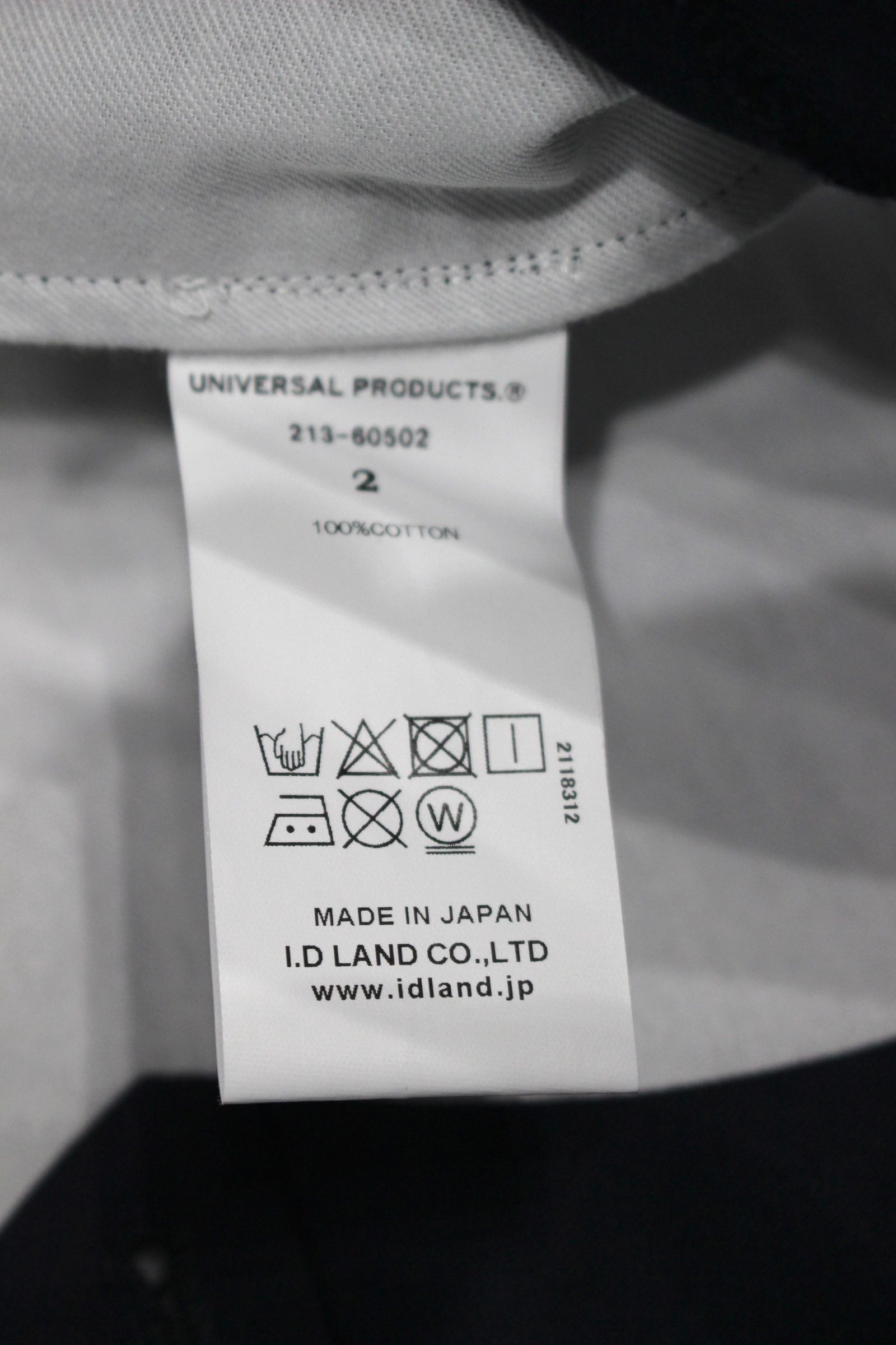 UNIVERSAL PRODUCTS - COTTON 1TUCK TROUSERS/コットン1タック