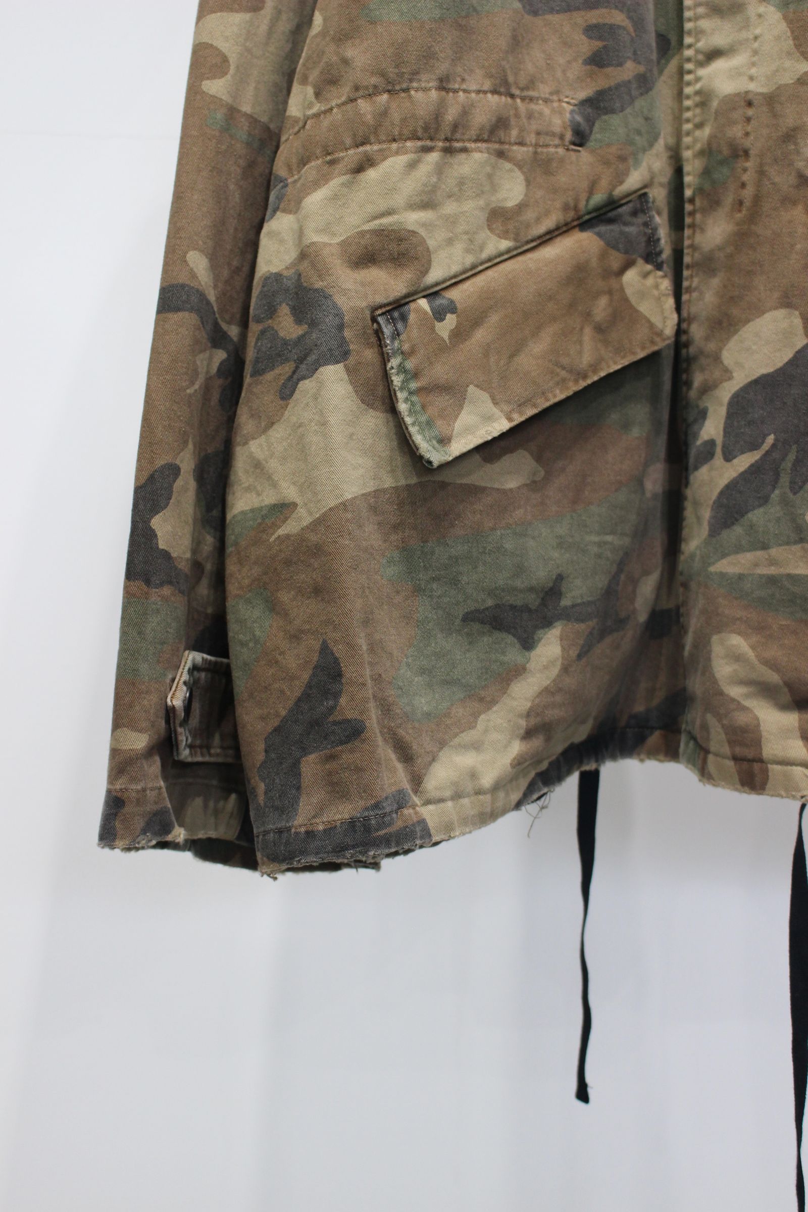 CAMO OVER HOODIE | WOODLAND | 迷彩ジャケット