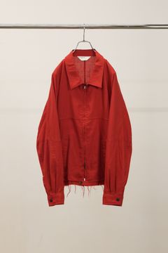 L/N ZIPUP SHIRT JACKET | RED | ライトブルゾン