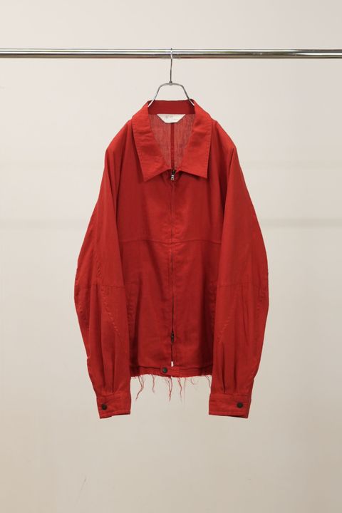 L/N ZIPUP SHIRT JACKET | RED | ライトブルゾン