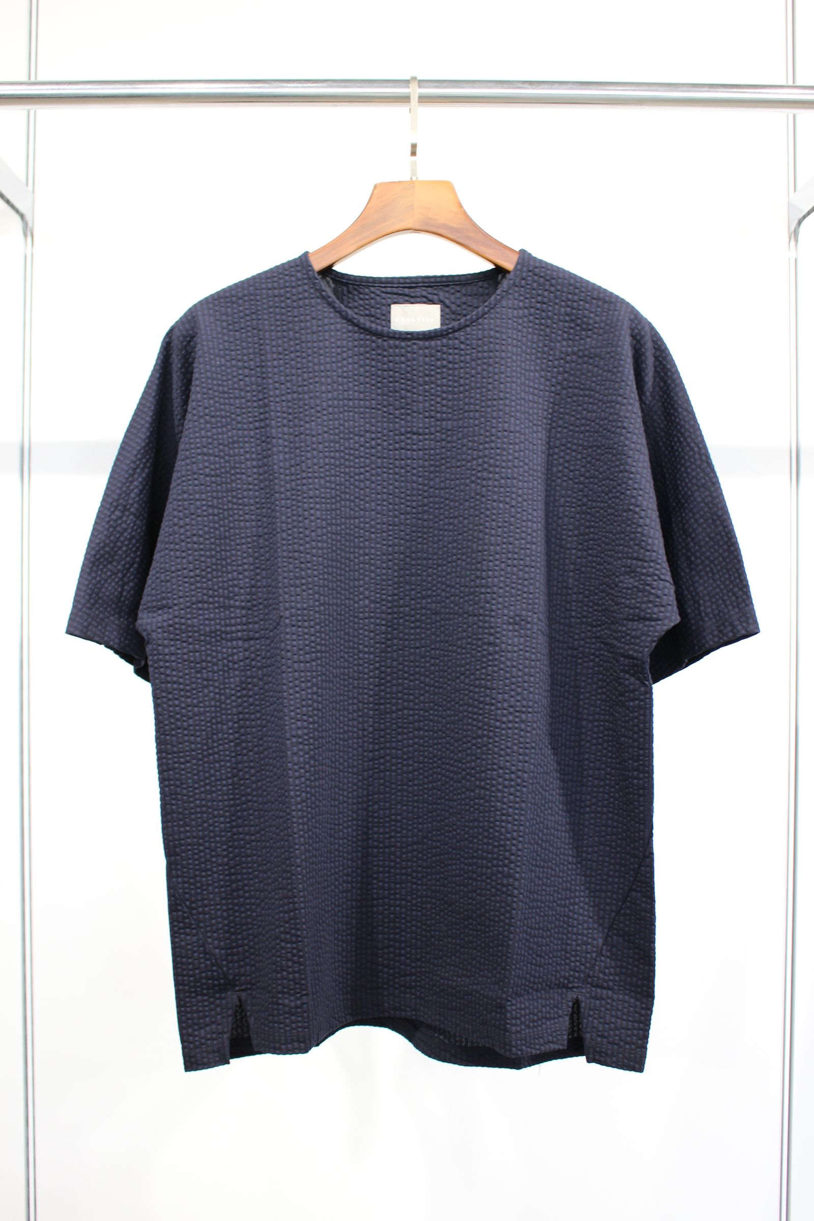 RELAXIN D/S TEE “Seersucker”/カットソー