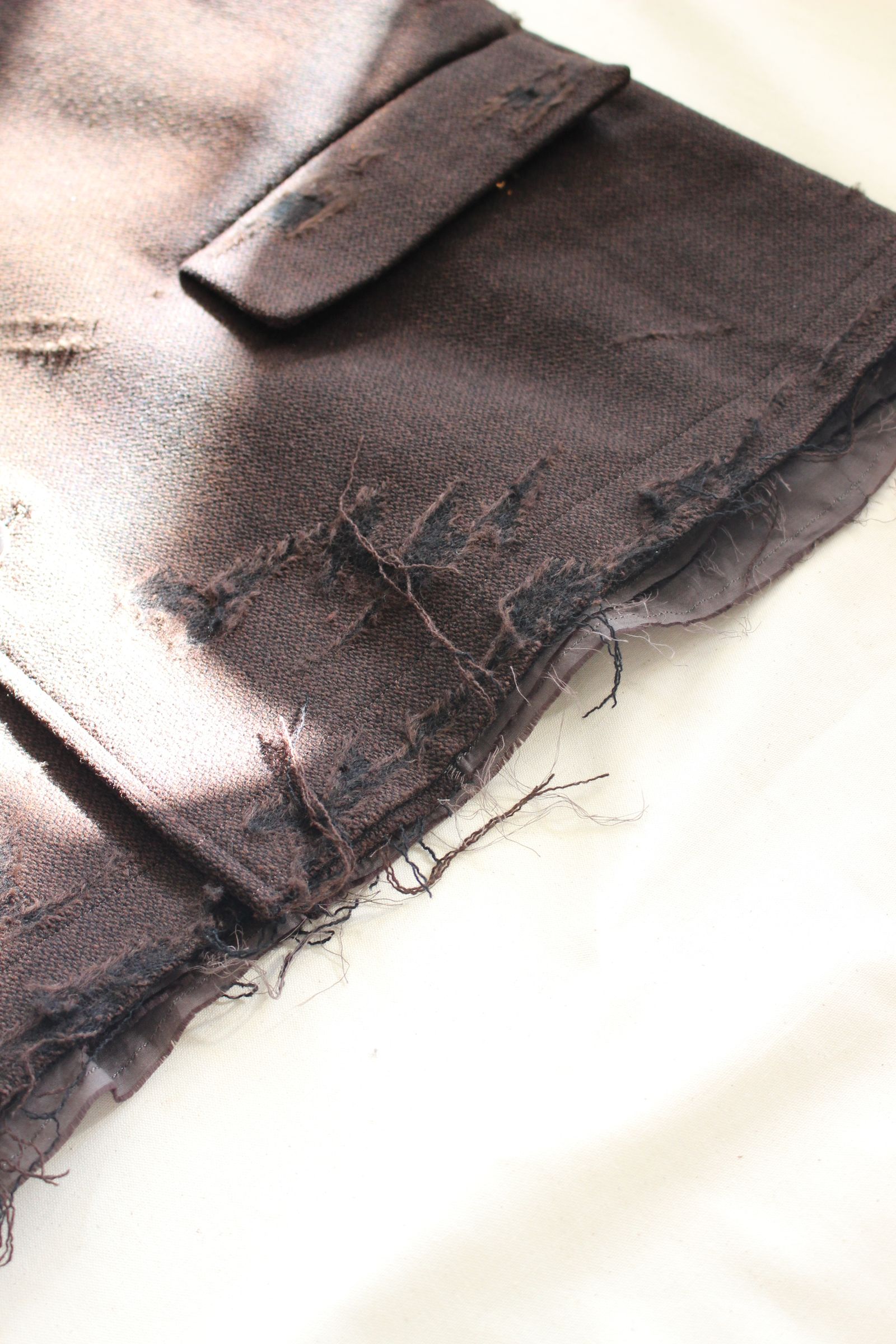 ANCELLM - TWEED CRASH JACKET | BROWN | ジャケット | NapsNote ANCELLM - TWEED CRASH JACKET | BROWN | ジャケット | NapsNote