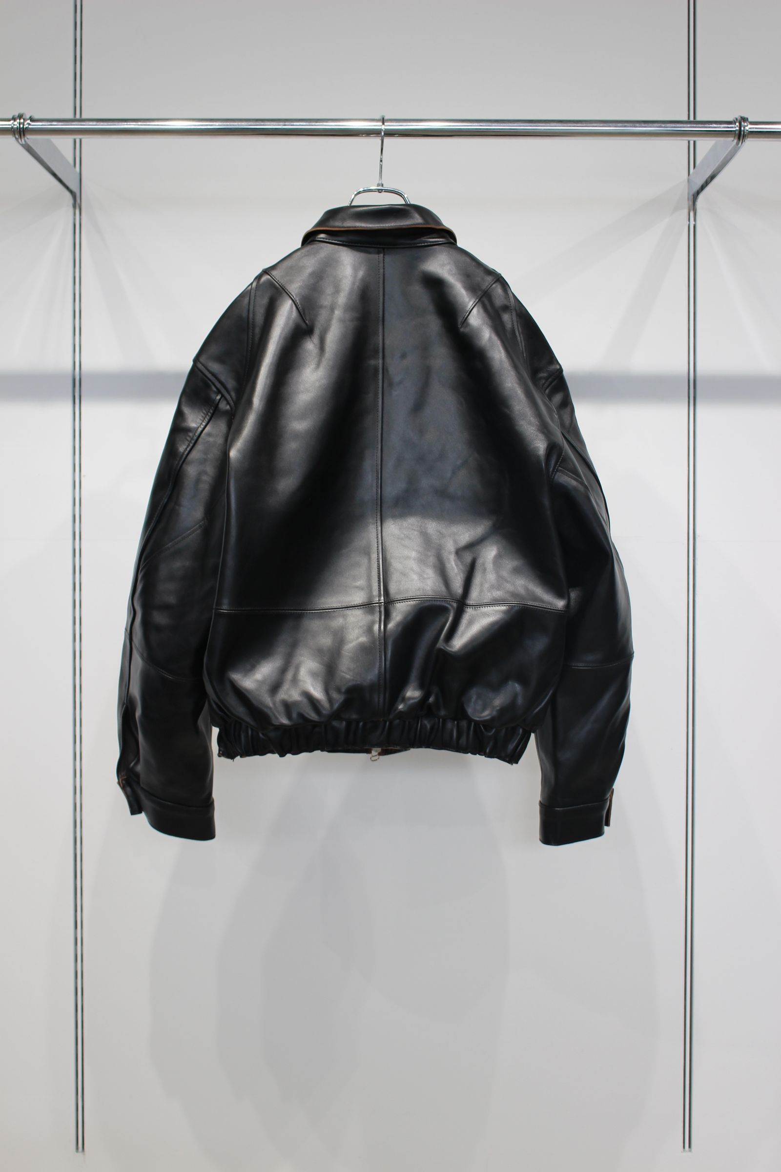 H.L TUCK JACKET | BLACK | レザージャケット