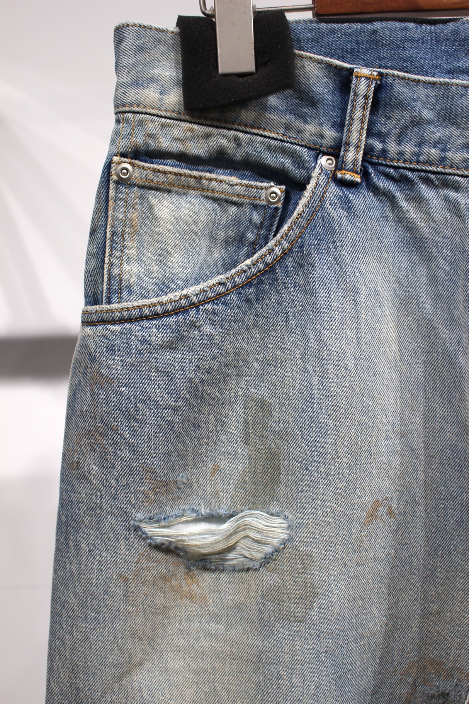 SELVEDGE TAPERED 5P DENIM PANTS/INDIGO