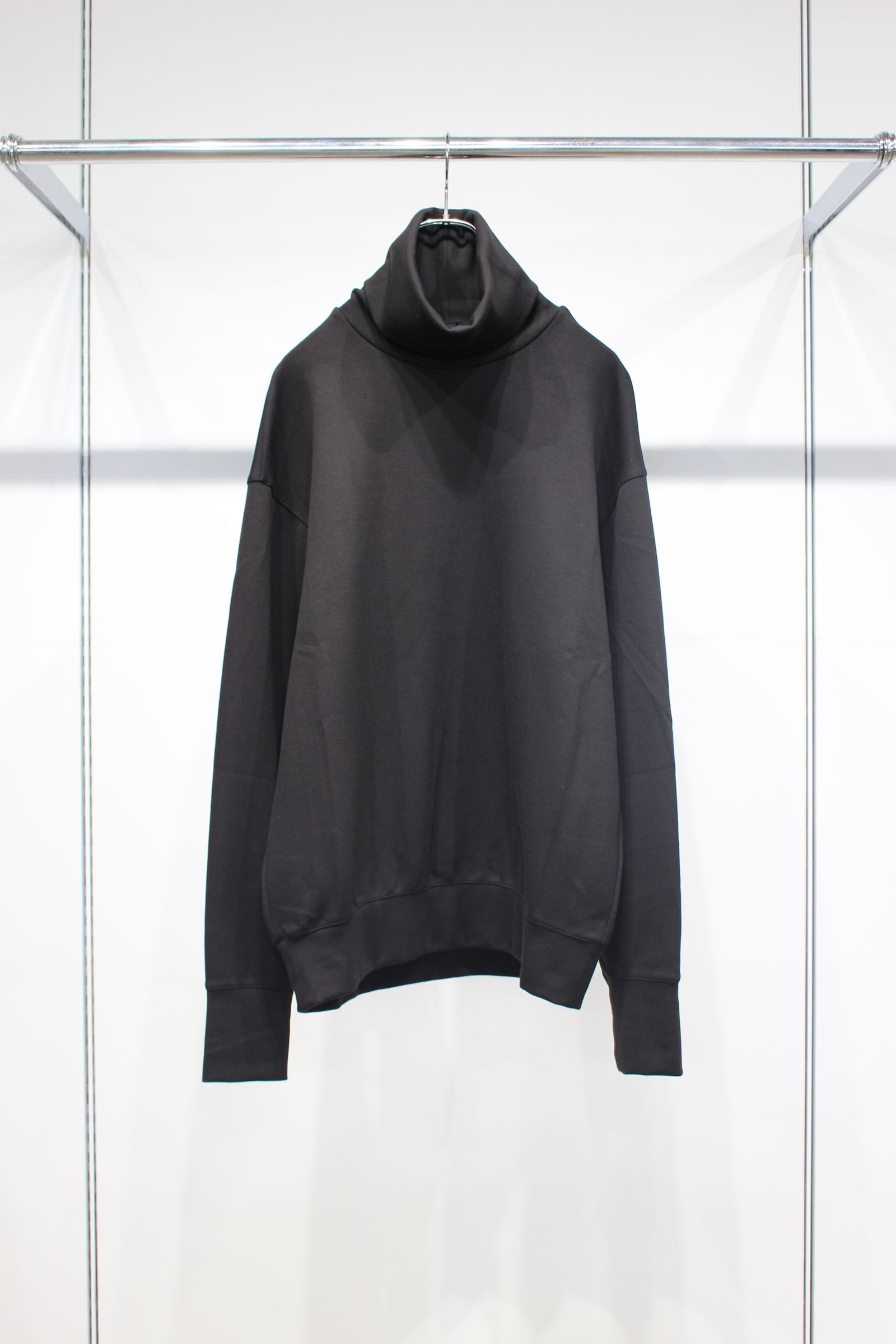 DUAL TOP Turtleneck | BLACK | カットソー