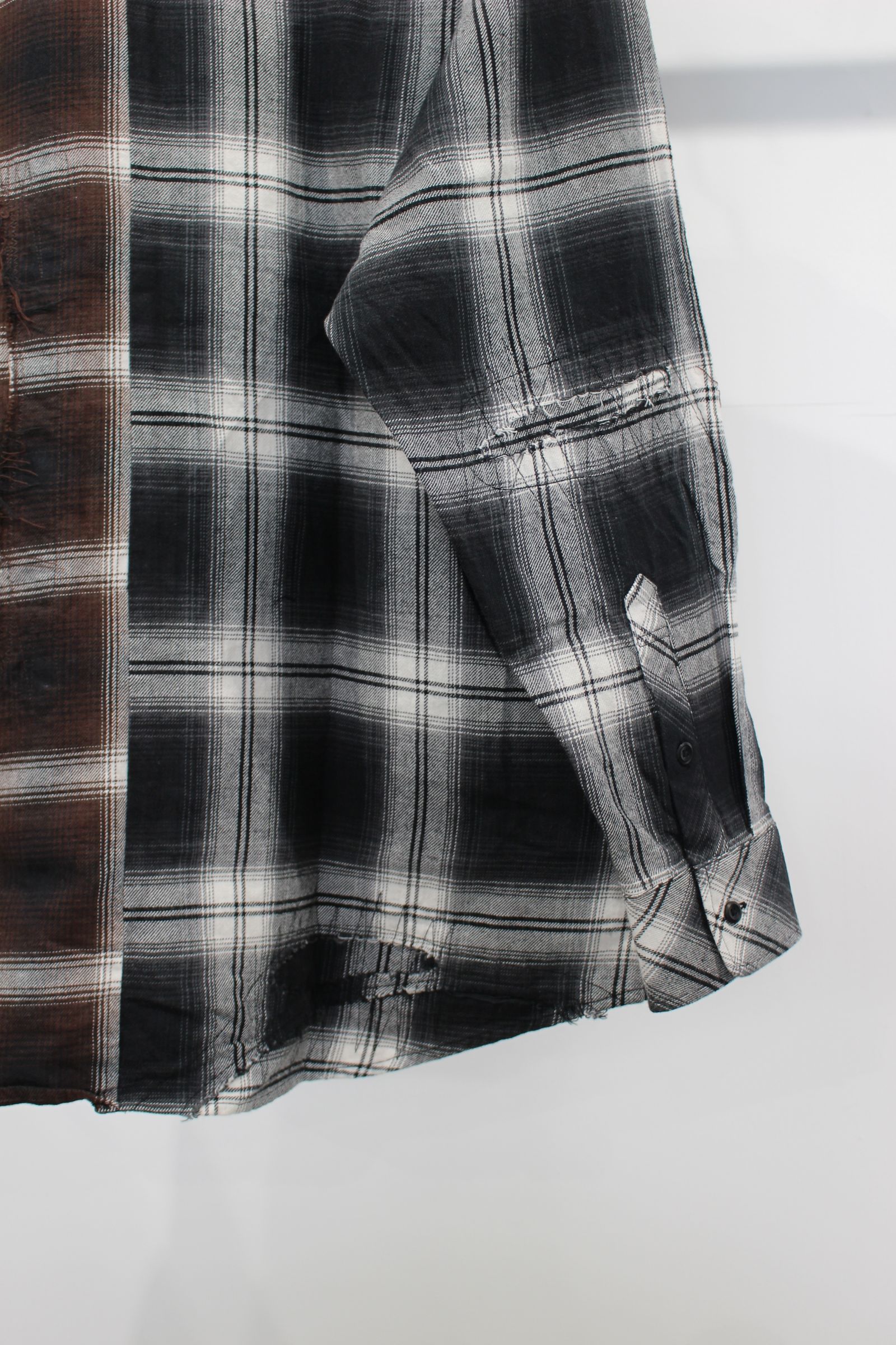 [ラスト1点] Remake shirt | DBR-BLK | シャツ