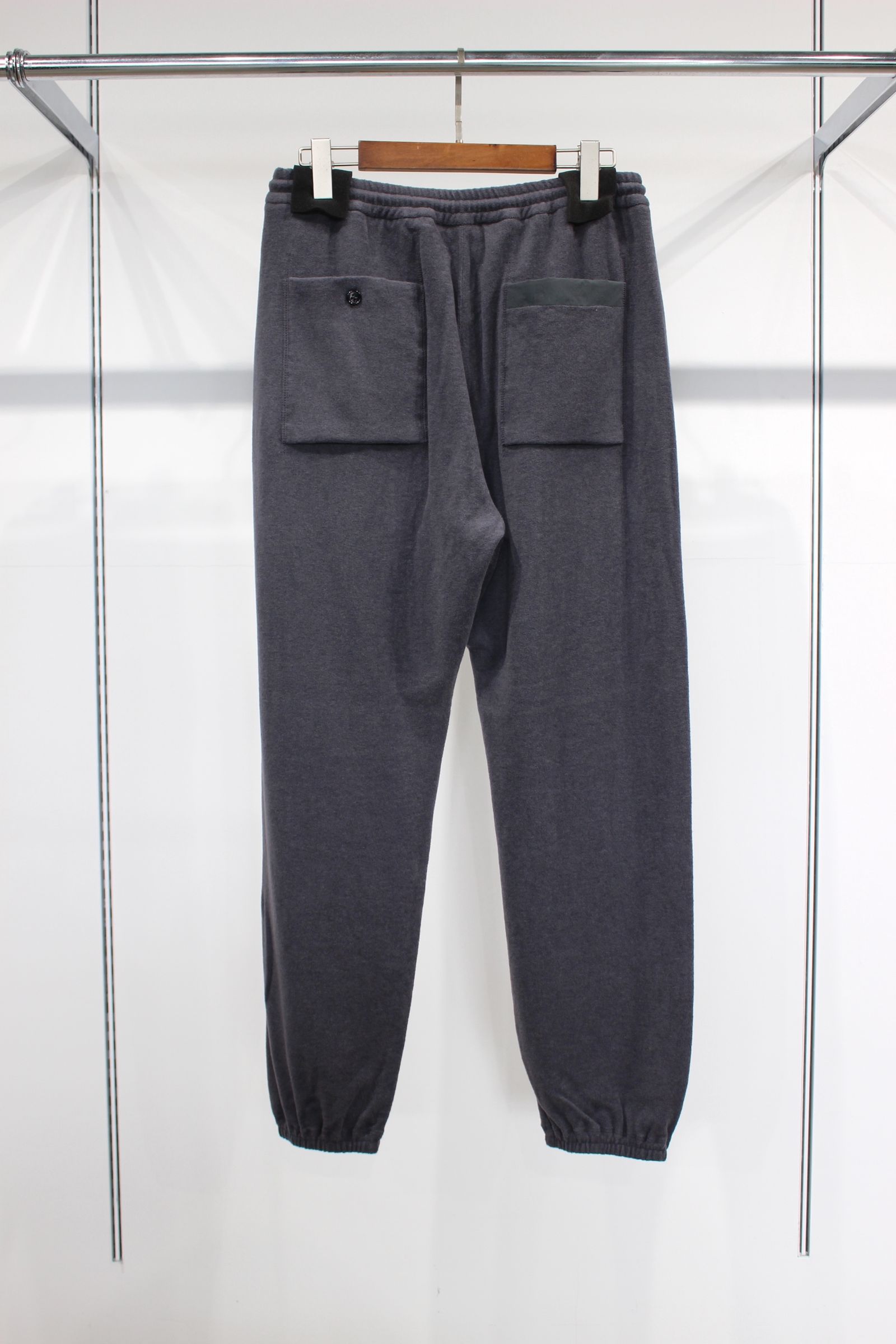WOOL FLEECE JOGGER/MID GRAY