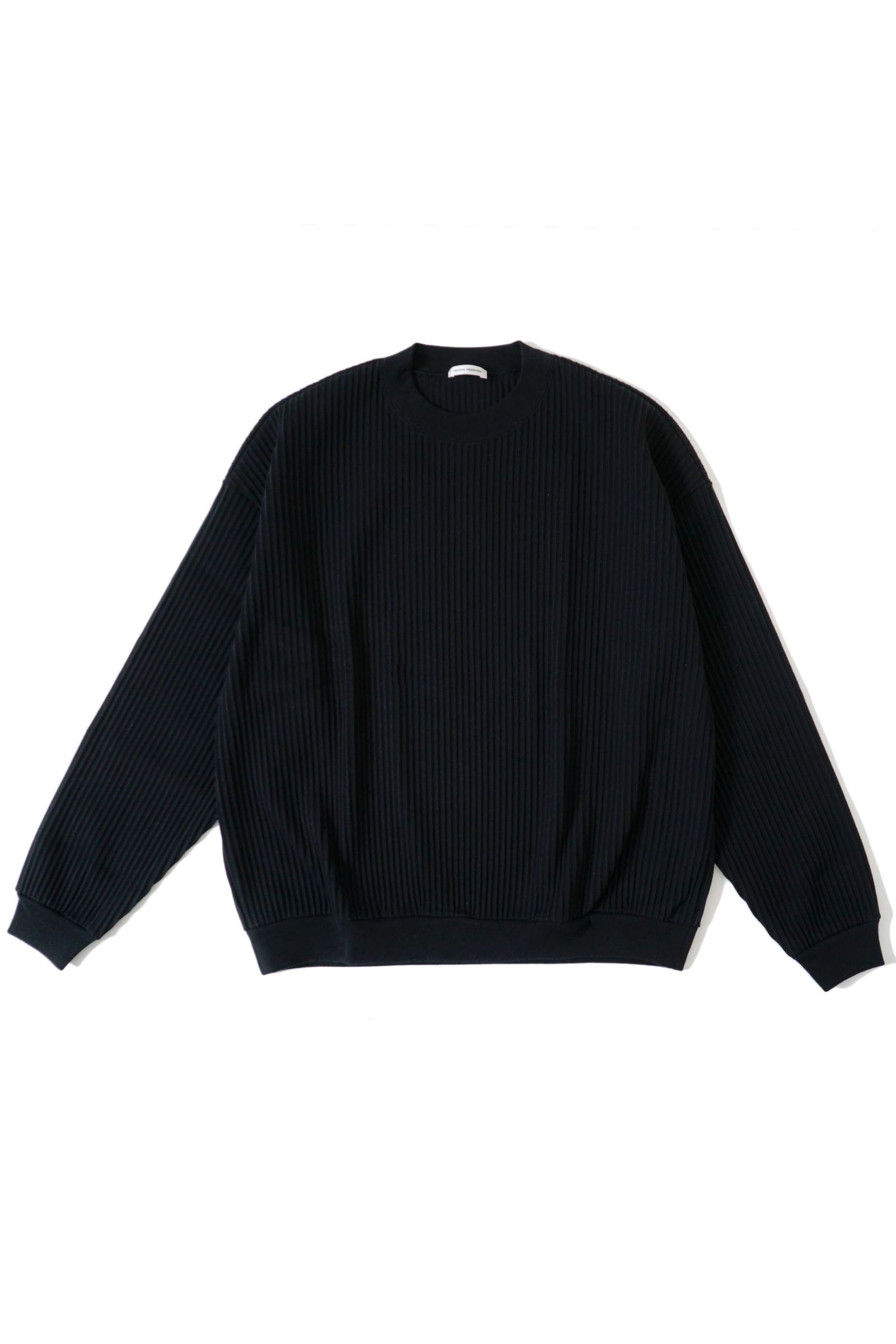 ACCORDION RIB CREW NECK/リブスウェット