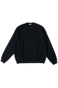 ACCORDION RIB CREW NECK/リブスウェット