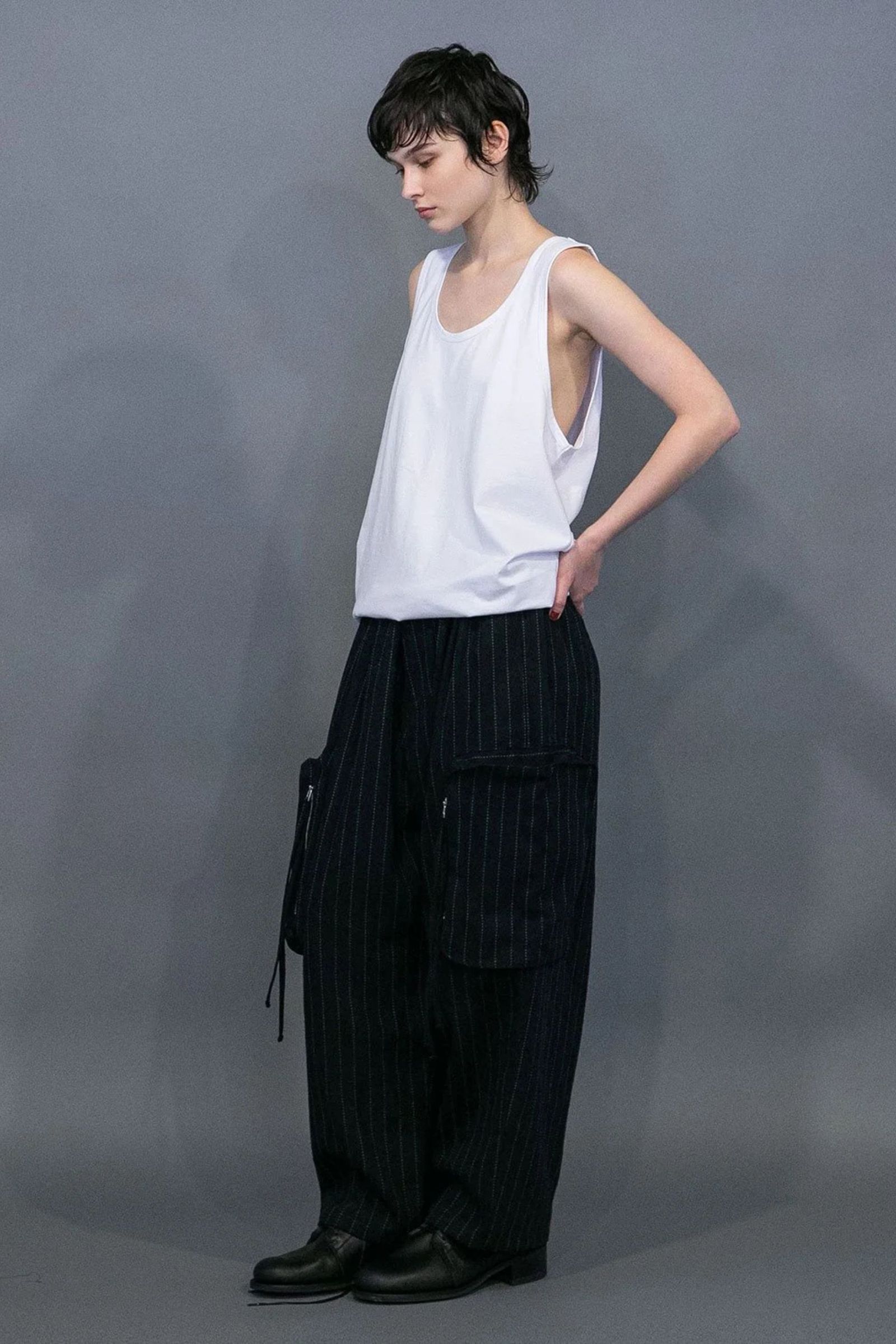 my beautiful landlet - [ラスト1点] DOBBYSTRIPE / HERRINGBONE