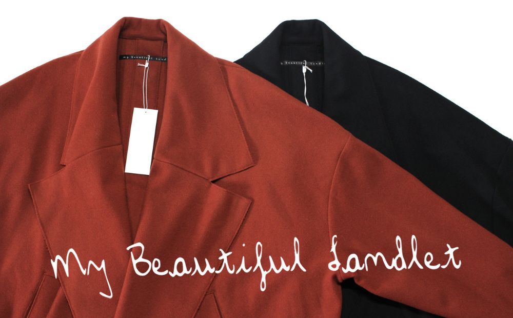 New!【my beautiful landlet/マイビューティフルランドレット】ウール素材のビッグコートの入荷です！