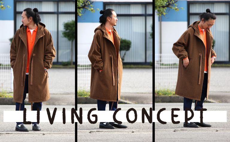 Style!【LIVING CONCEPT/リビングコンセプト】COTTON WOOL PONCHO着てみました！
