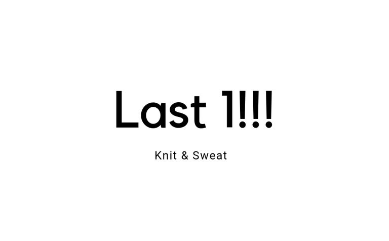 Last 1!!! になっているアイテム紹介…
