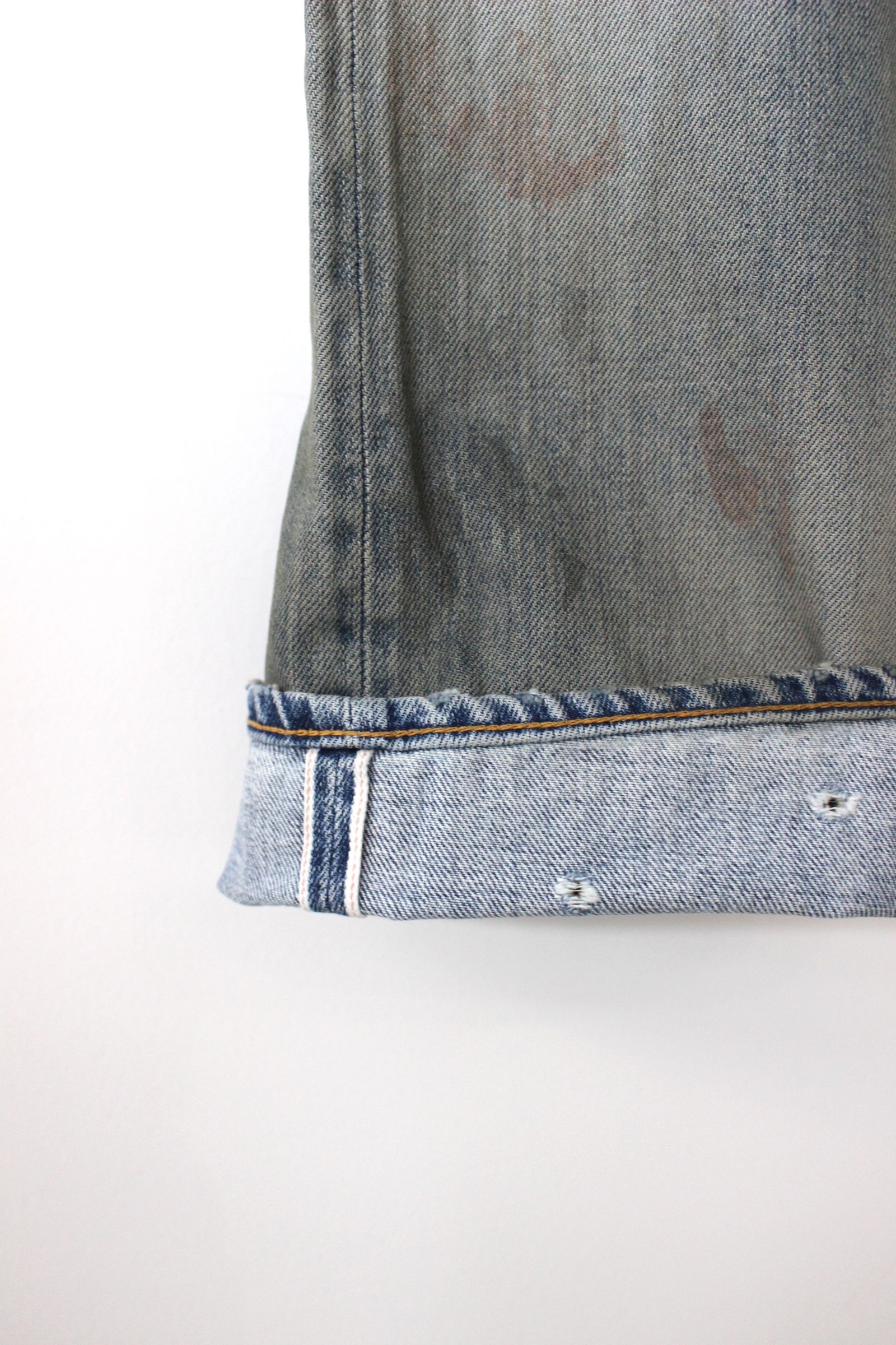 SELVEDGE DENIM STRAIGHT 5P PANTS/INDIGO
