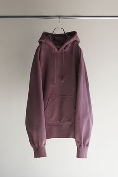 DYED DAMAGE HOODIE | CHERRY | パーカー