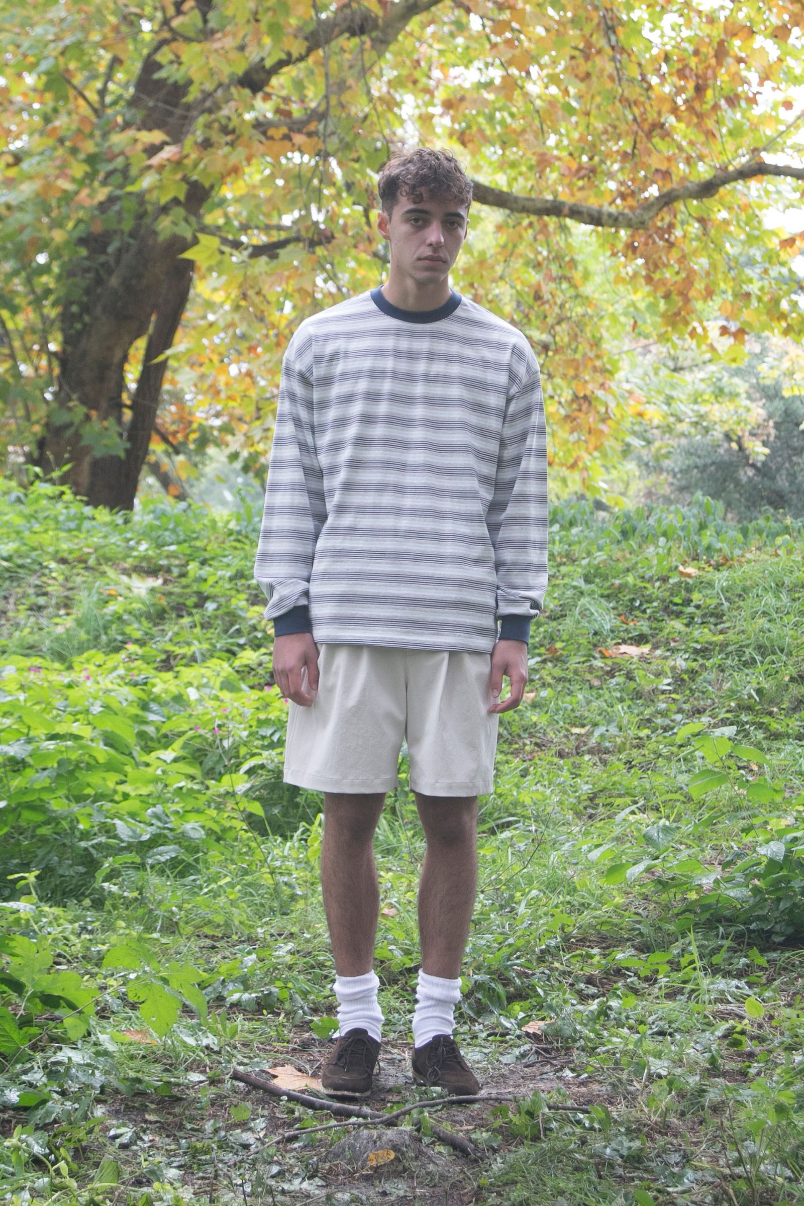 2tuck short pants/2タックショートパンツ
