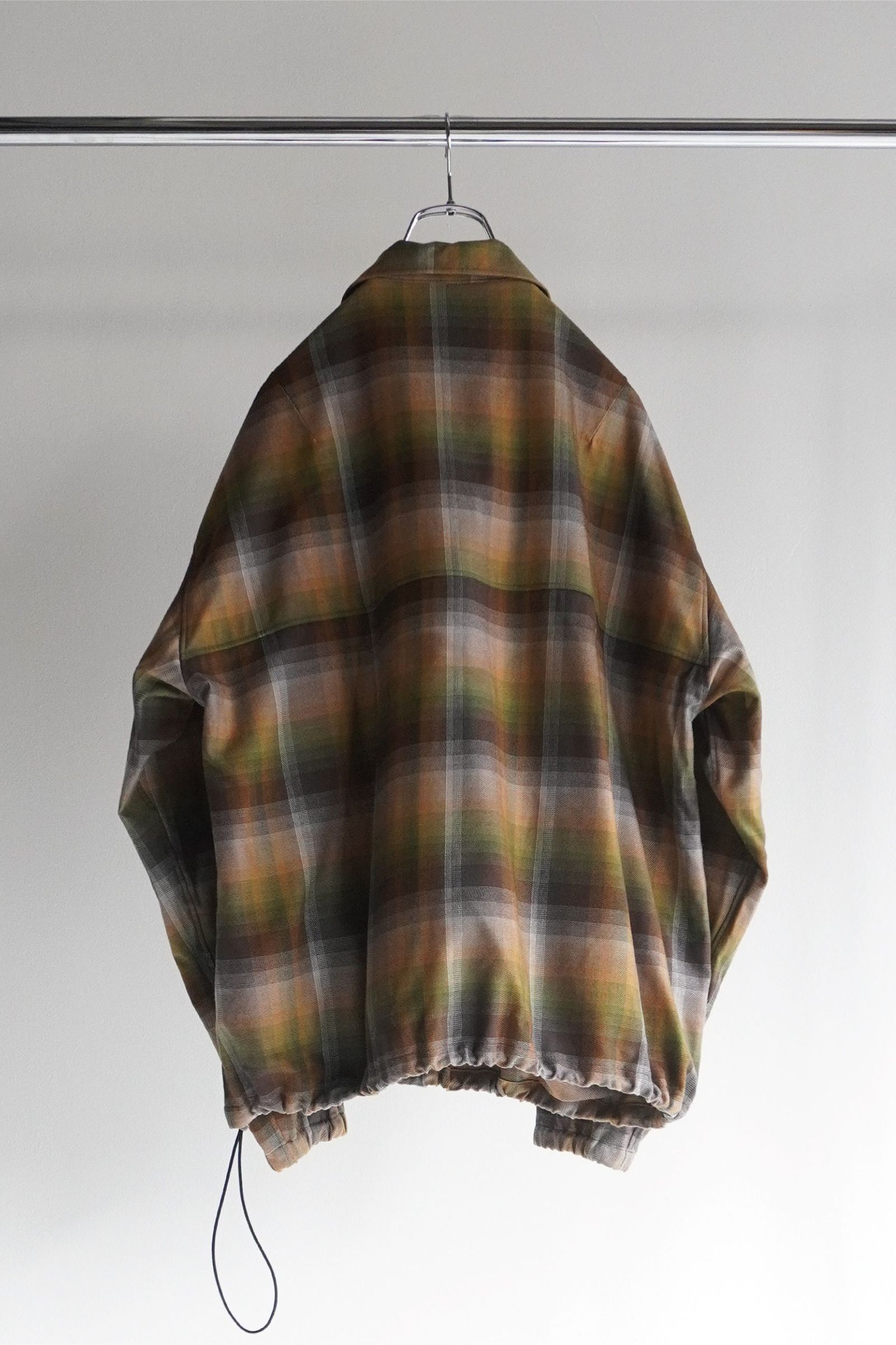 R/C CHECK PULL OVER SHIRT | BROWN GREEN | シャツ