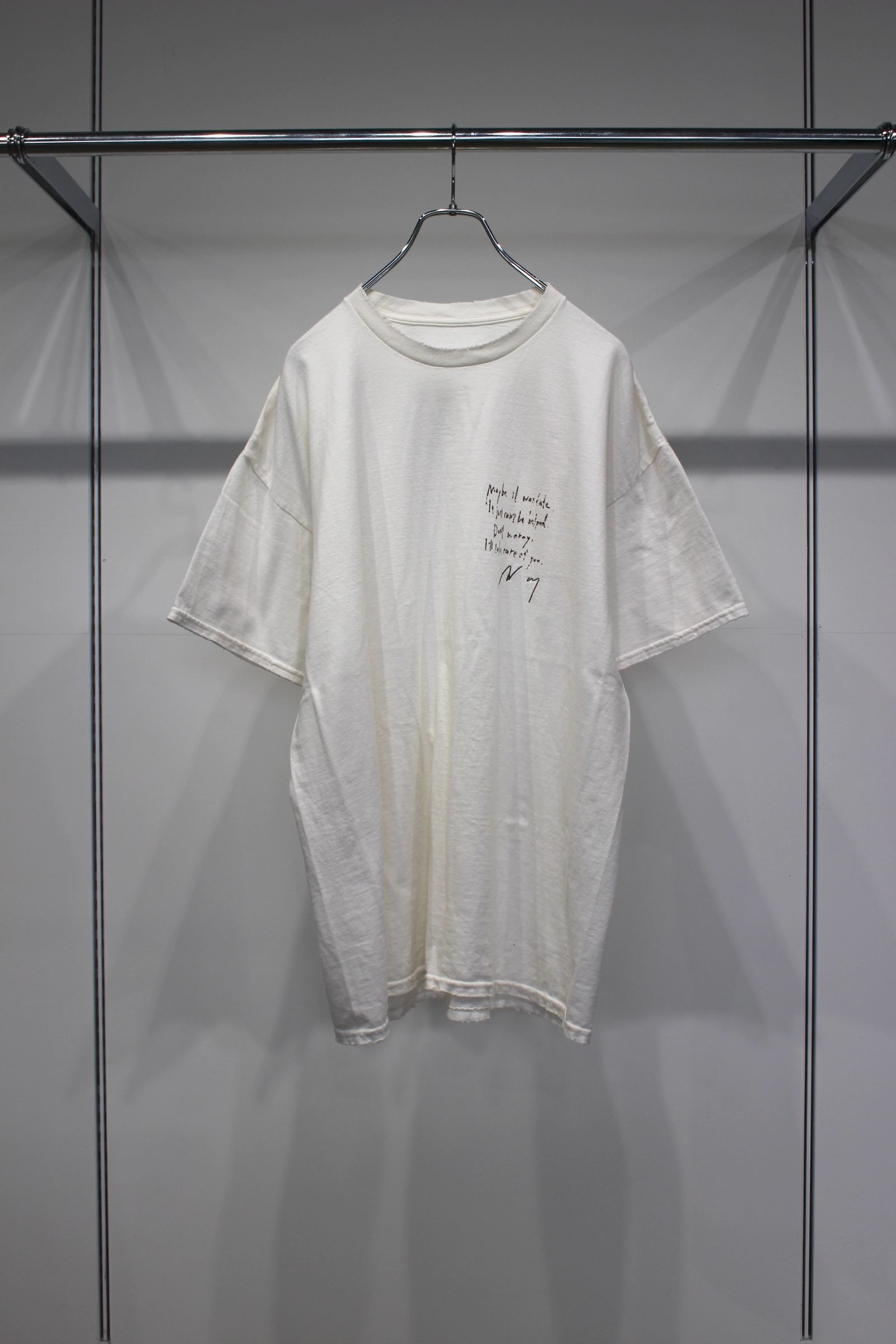 MESSAGE T-SHIRT | WHITE | カットソー