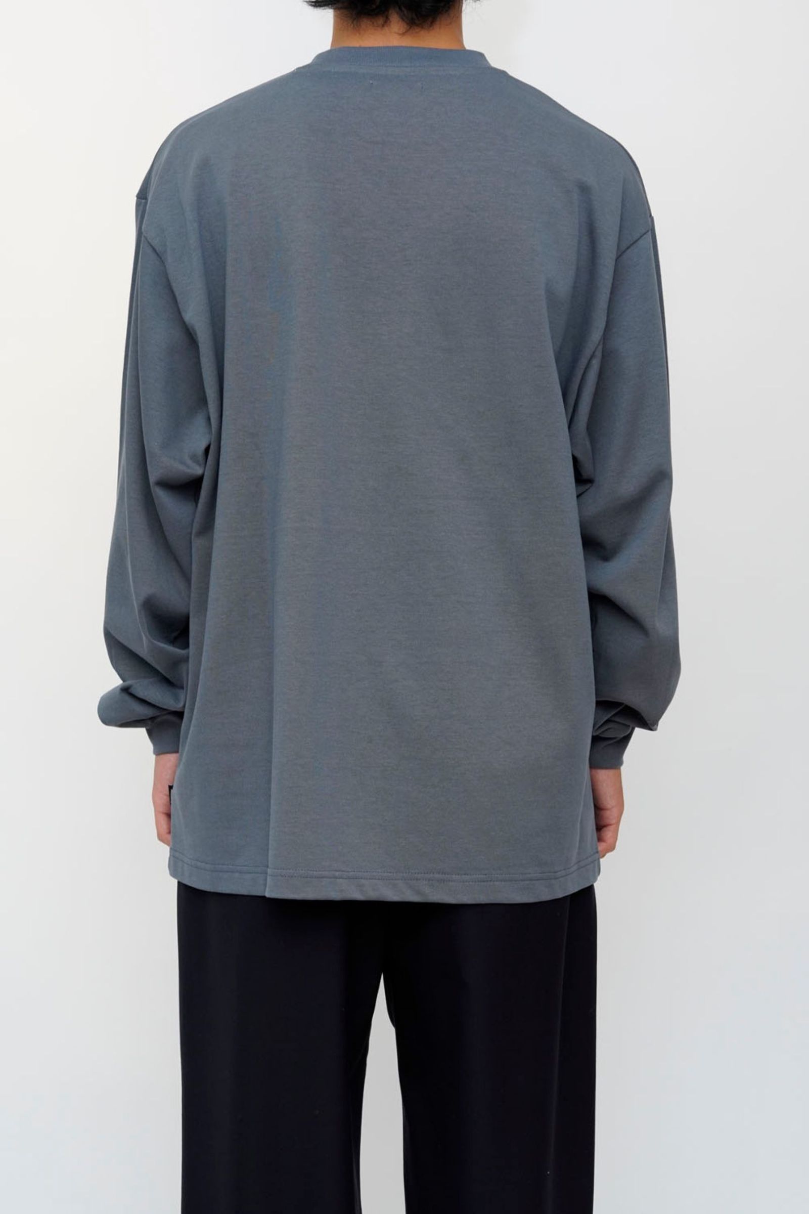 L/S T-SHIRT | BLUE GRAY | カットソー