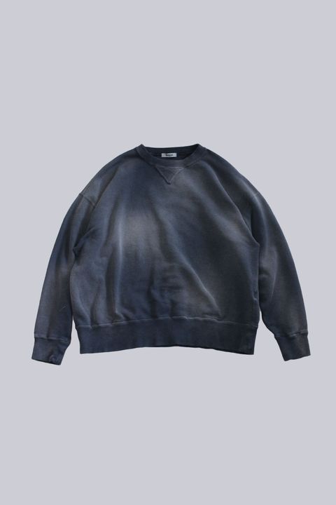 [ラスト1点] VINTAGE FADE BOTH V-GAZETTE SWEAT SHIRT | SUMI | スウェット