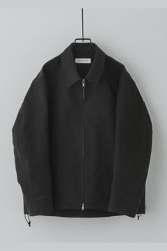 [ラスト1点] JENS SHORT BLOUSON | BLACK | コットンスウェードジャケット