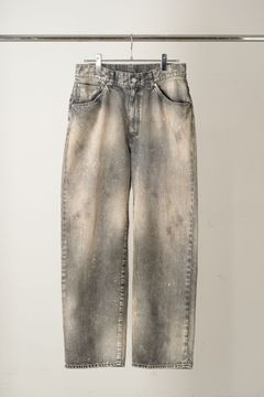 #02 TAPERED 5P DENIM PANTS | BLACK | デニムパンツ