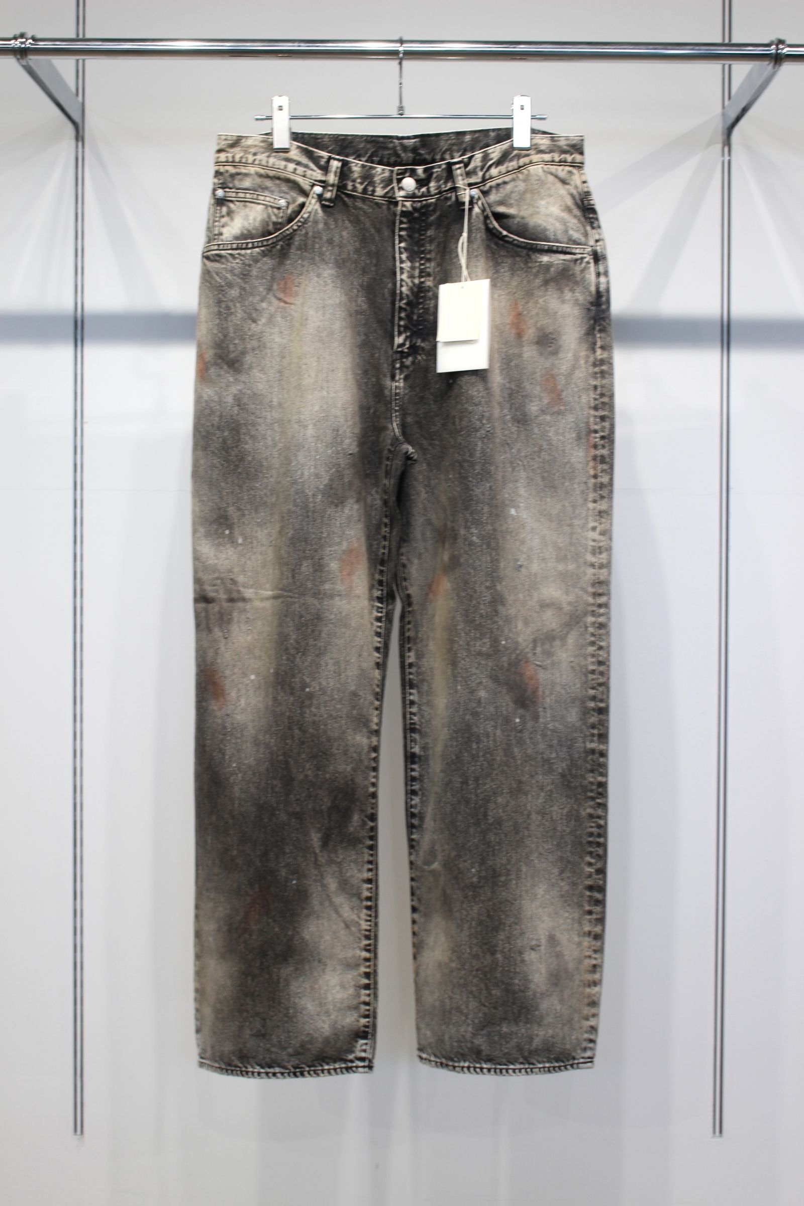 #02 TAPERED 5P DENIM PANTS | BLACK | デニムパンツ